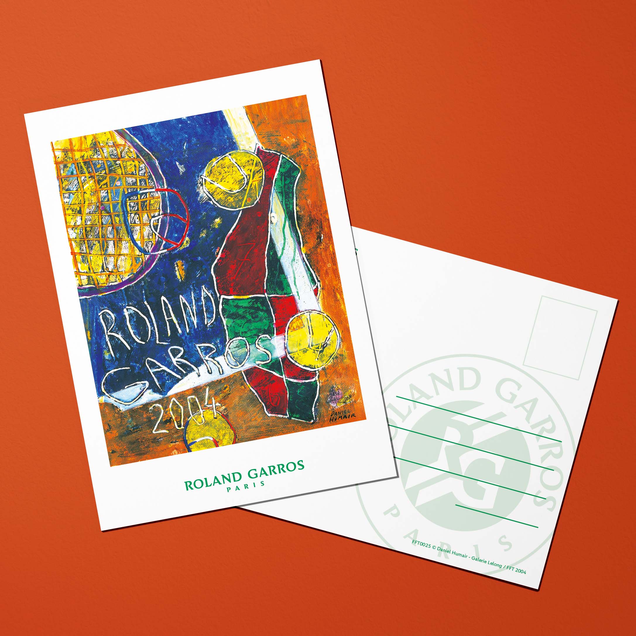 Carte postale Roland-Garros 2004 par Daniel HUMAIR