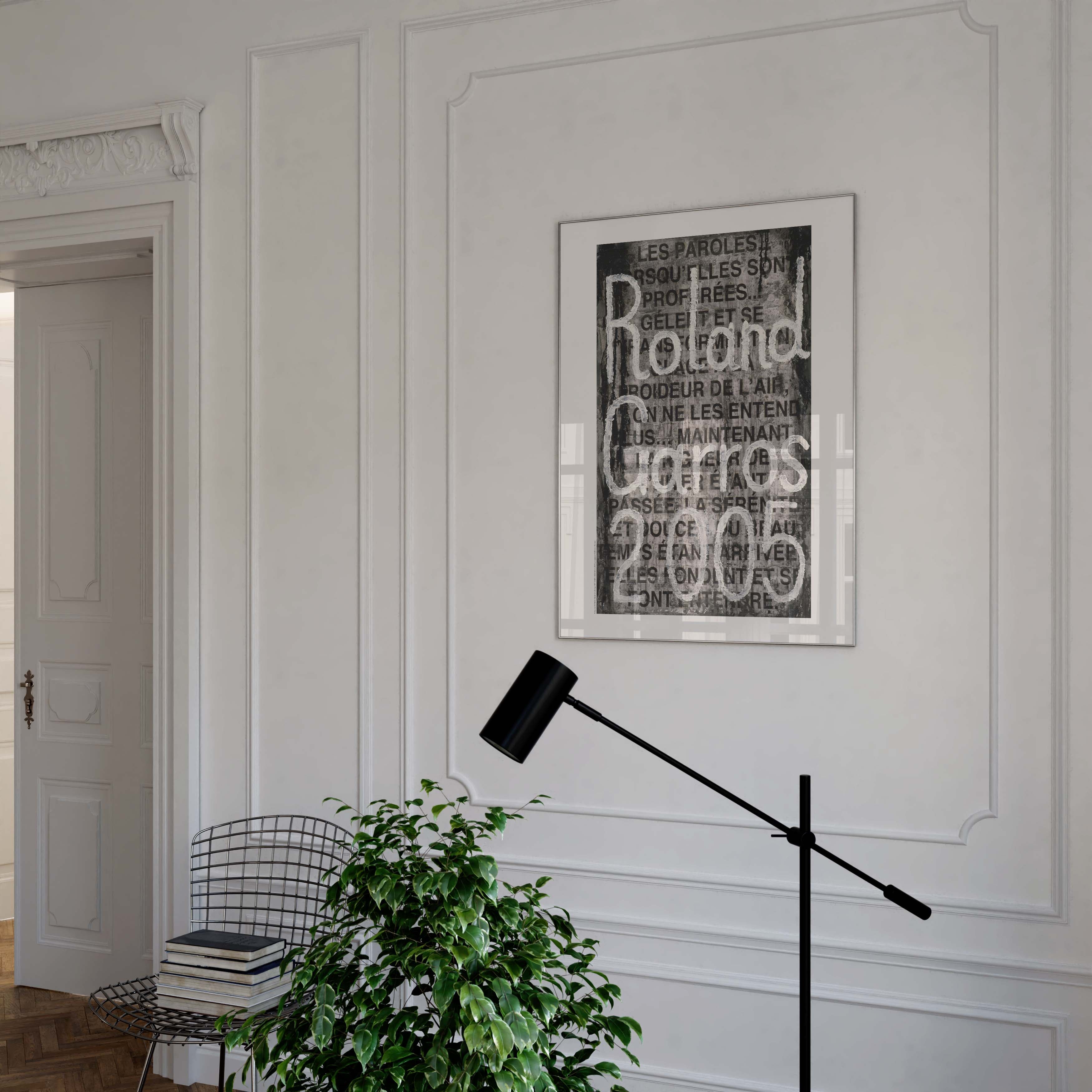 Affiche Roland-Garros 2005 par Jaume PLENSA