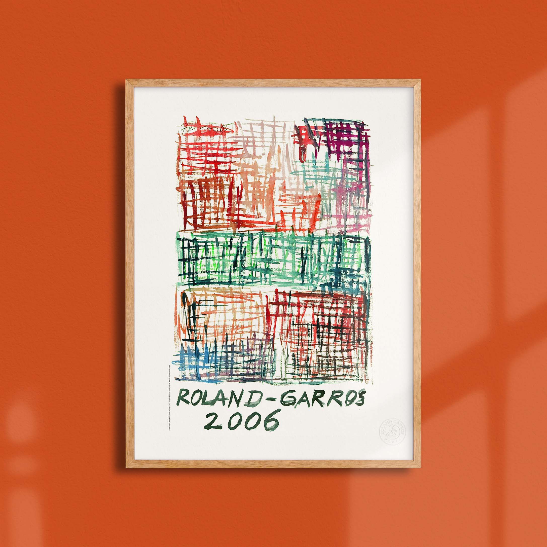 Affiche "Les Imparfaits" Roland-Garros 2006 par Günther FÖRG