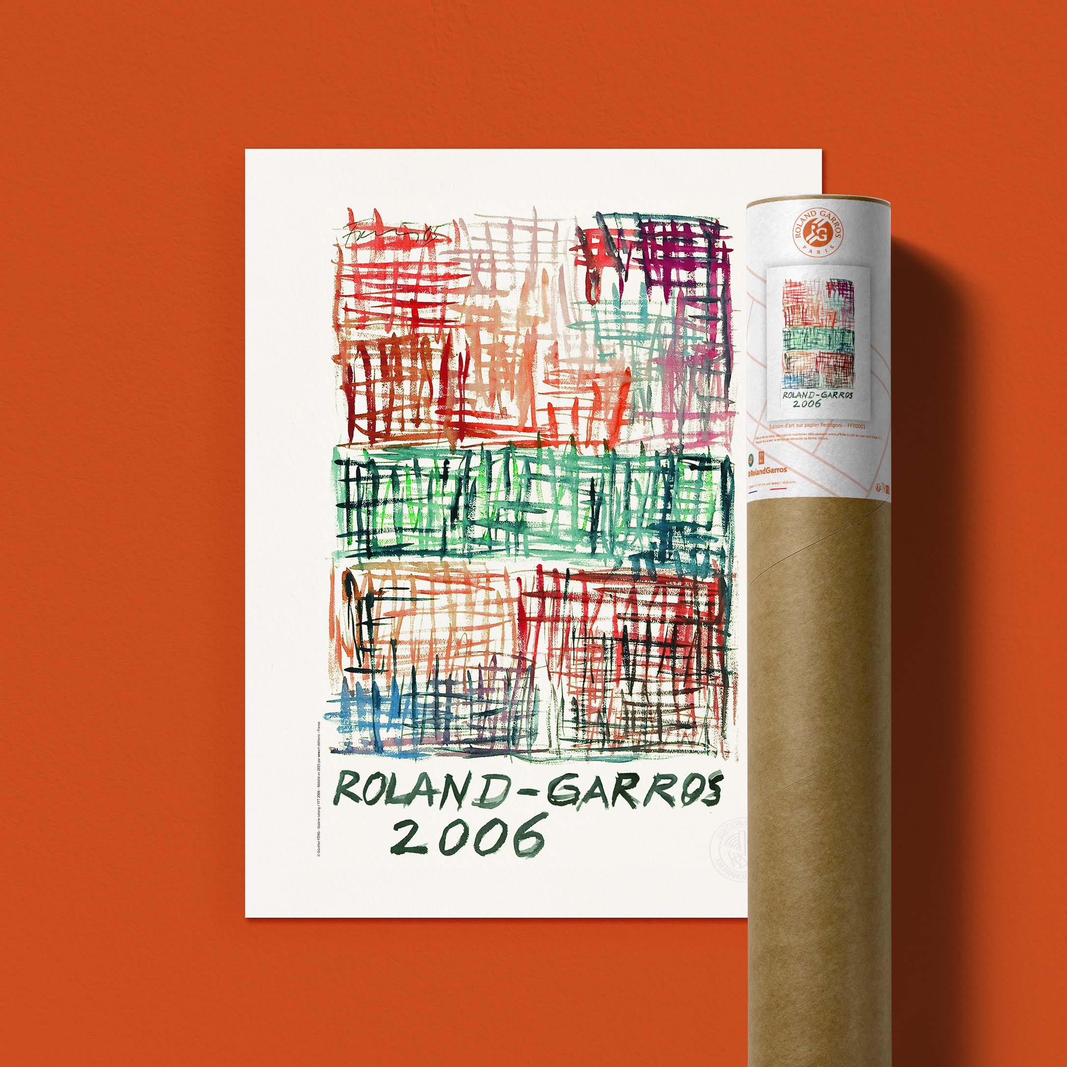 Affiche Roland-Garros 2006 par Günther FÖRG