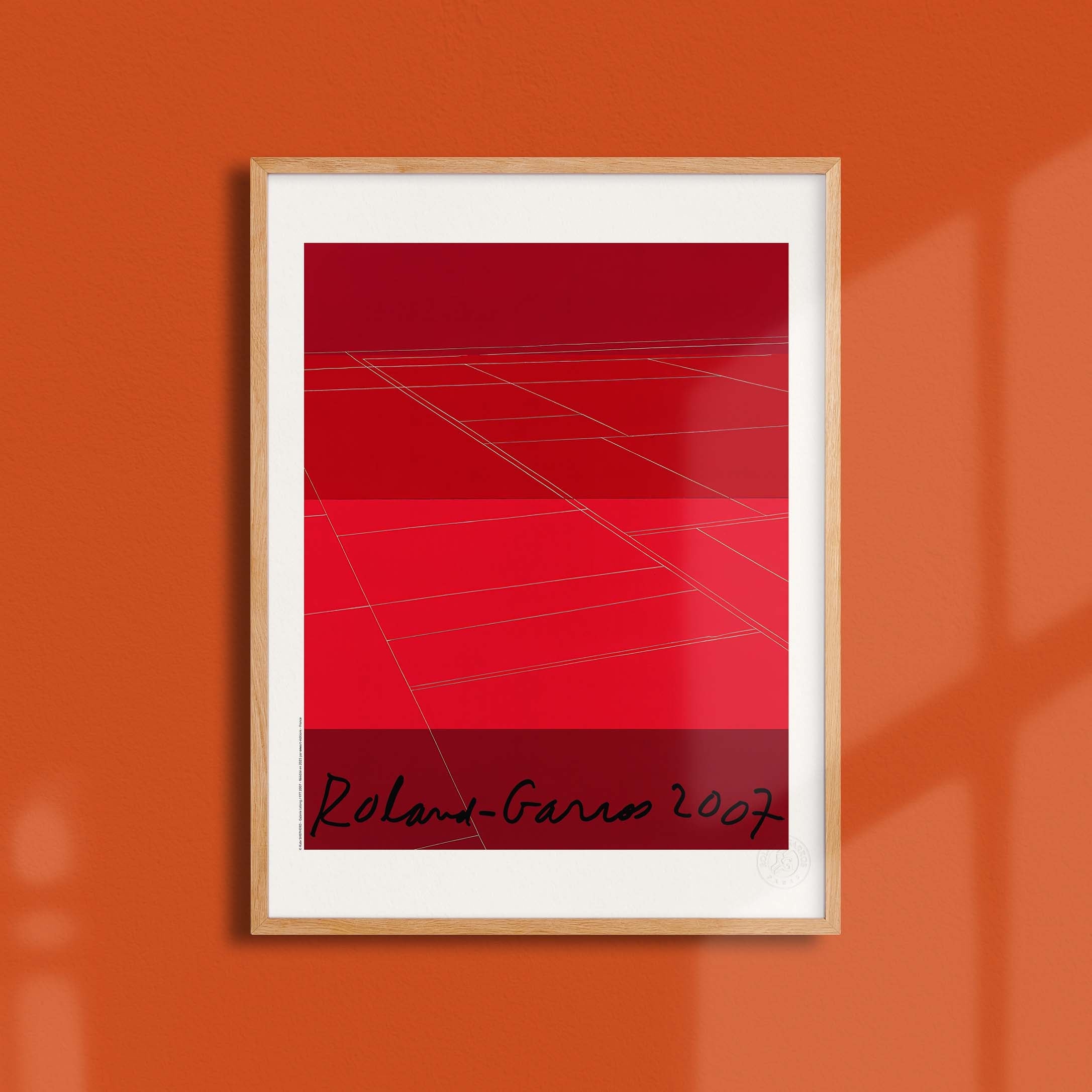 Affiche Roland-Garros 2007 par Kate SHEPHERD