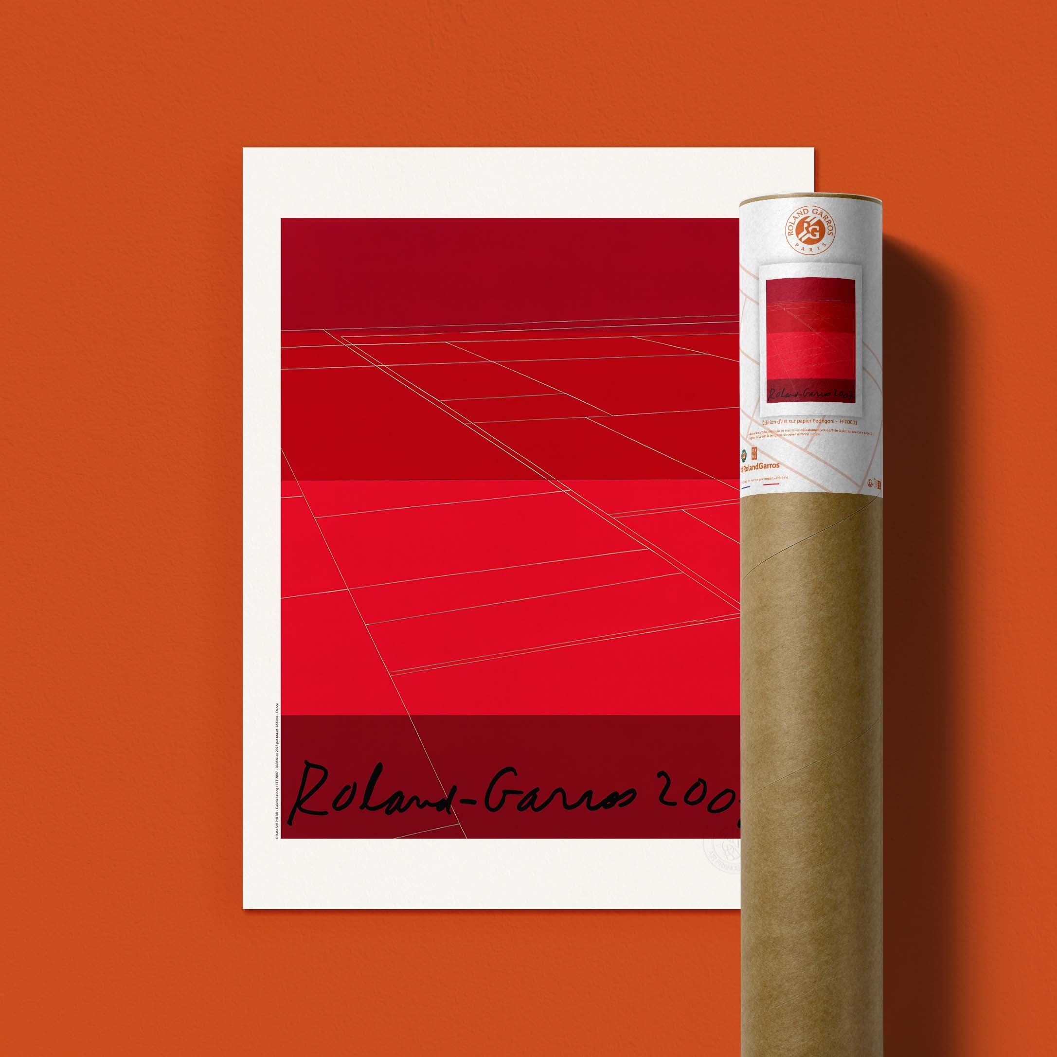 Affiche Roland-Garros 2007 par Kate SHEPHERD