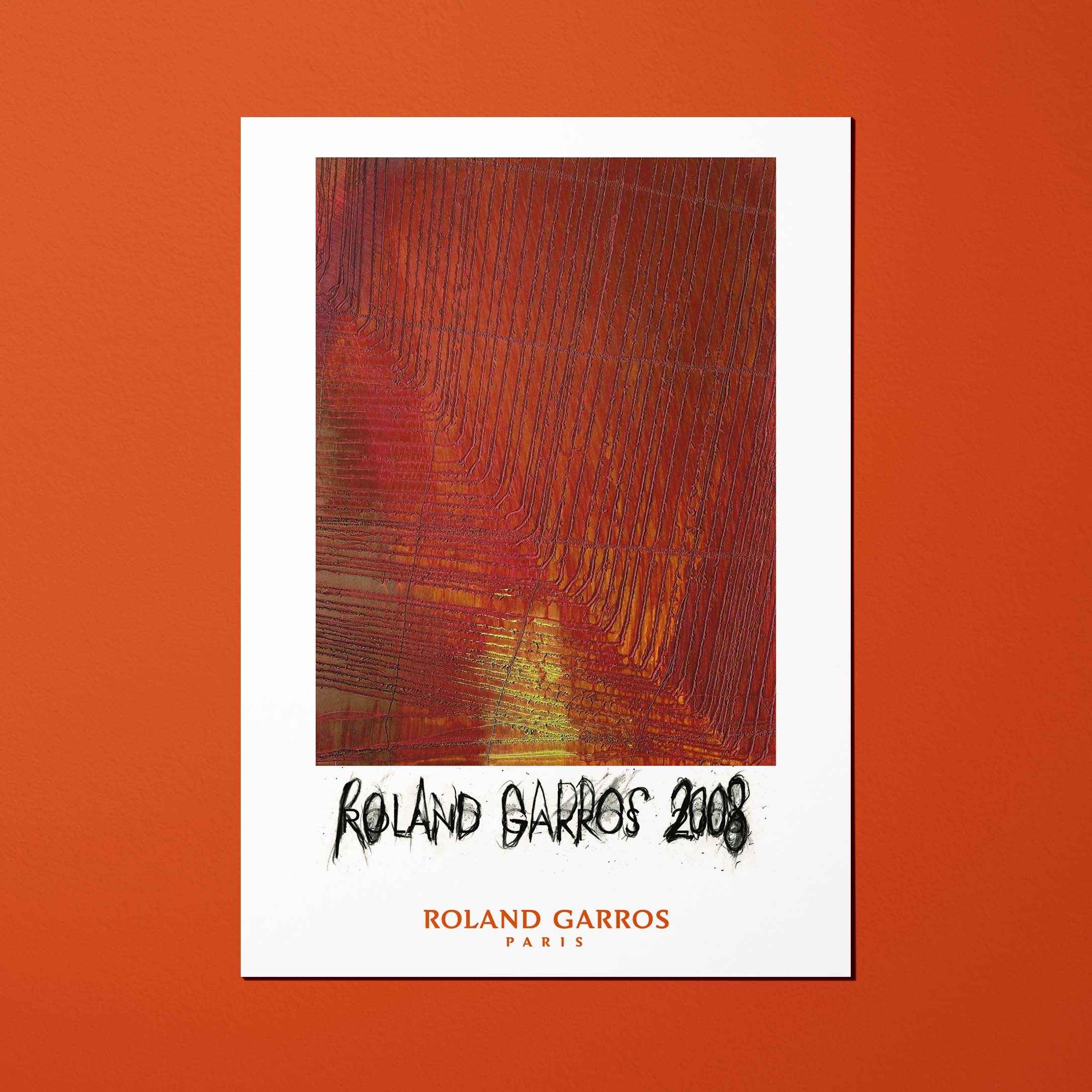 Cartolina Roland-Garros 2008 di Arnulf RAINER