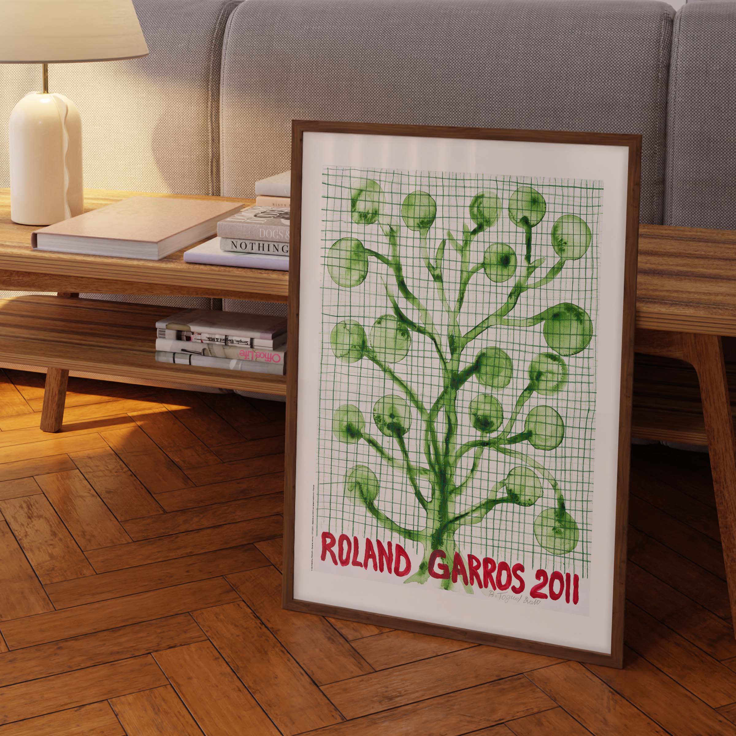 Affiche "Les Imparfaits" Roland-Garros 2011 par Barthélémy TOGUO