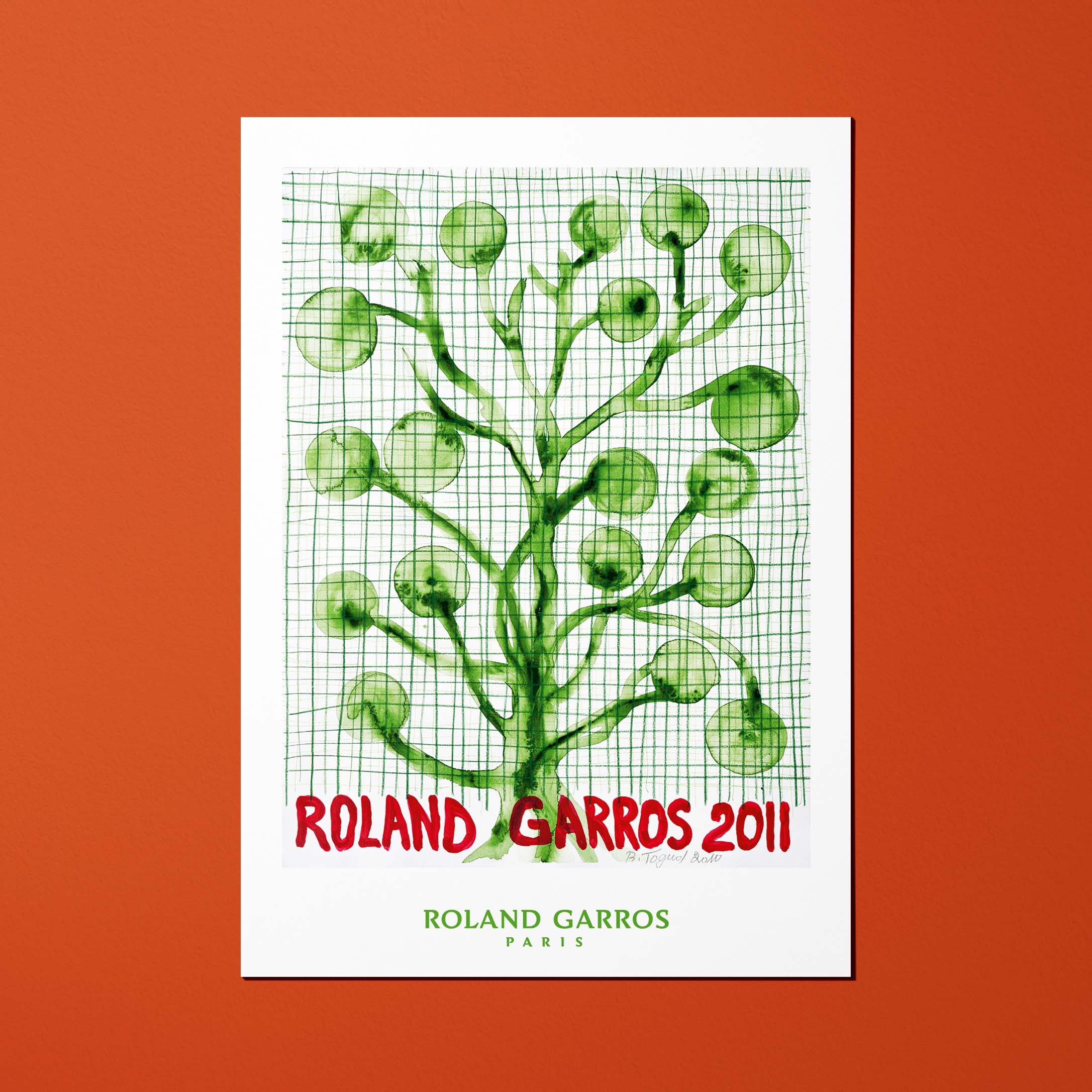 Cartolina Roland-Garros 2011 di Barthélémy TOGUO