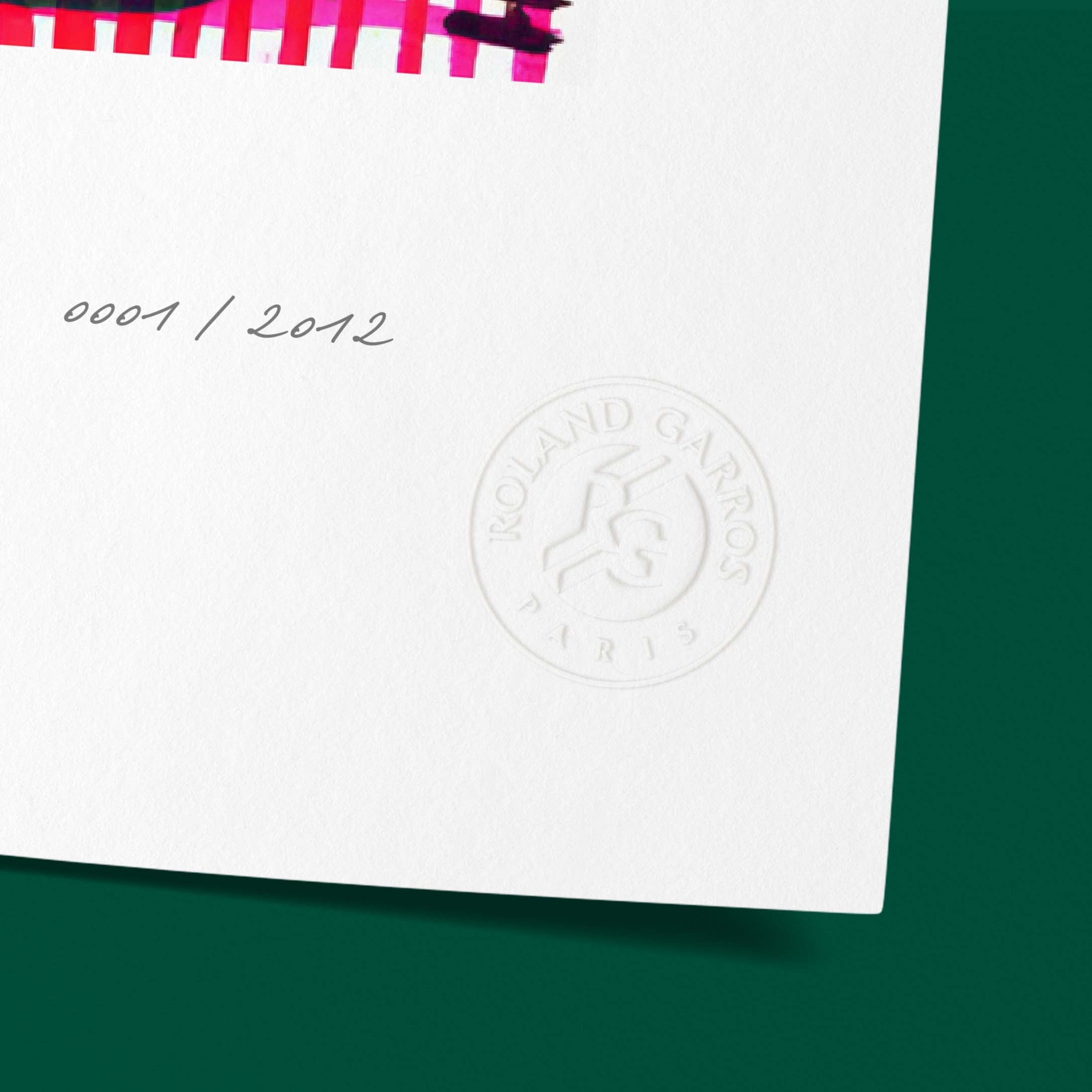 ÉDITION LIMITÉE PREMIUM - Affiche Roland-Garros 2012 par Hervé DI ROSA