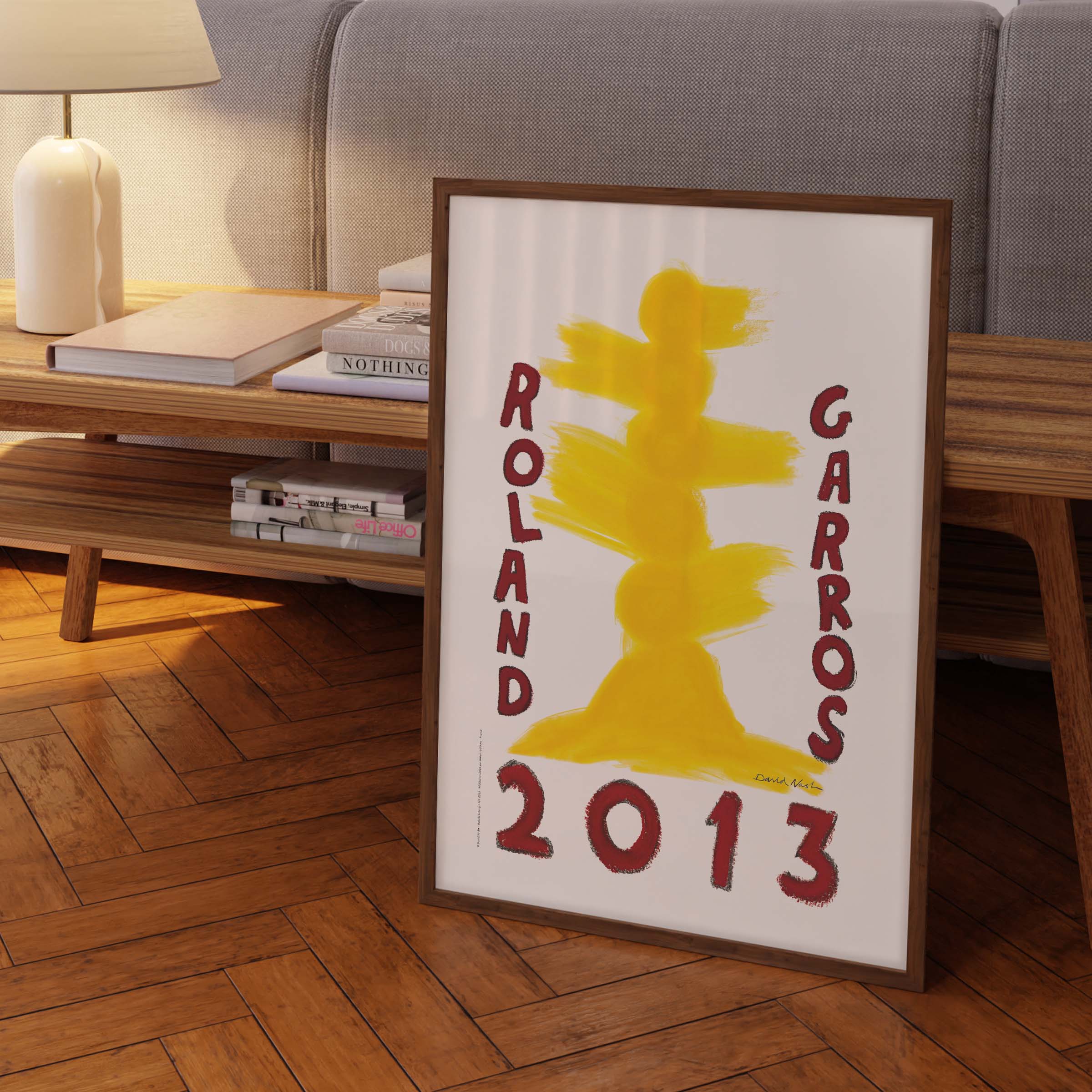 Affiche Roland-Garros 2013 par David NASH