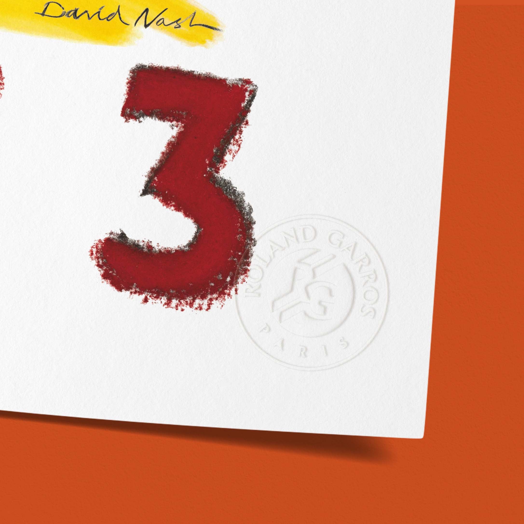 Affiche "Les Imparfaits" Roland-Garros 2013 par David NASH