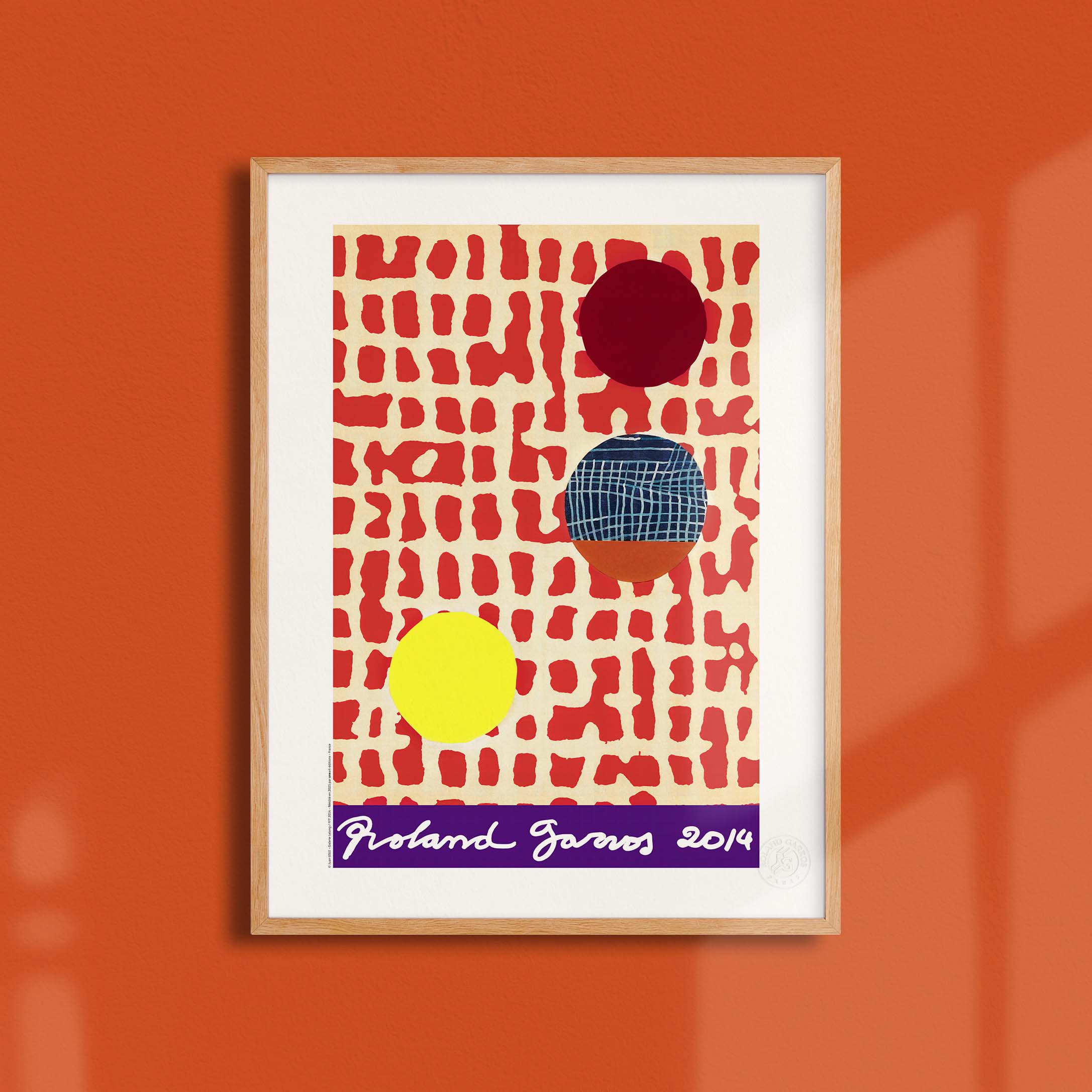 Affiche "Les Imparfaits" Roland-Garros 2014 par Juan USLE