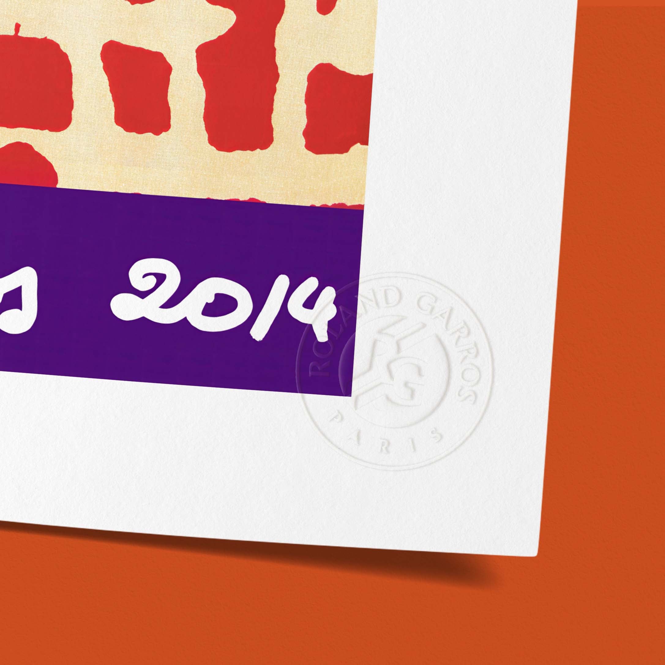 Affiche "Les Imparfaits" Roland-Garros 2014 par Juan USLE