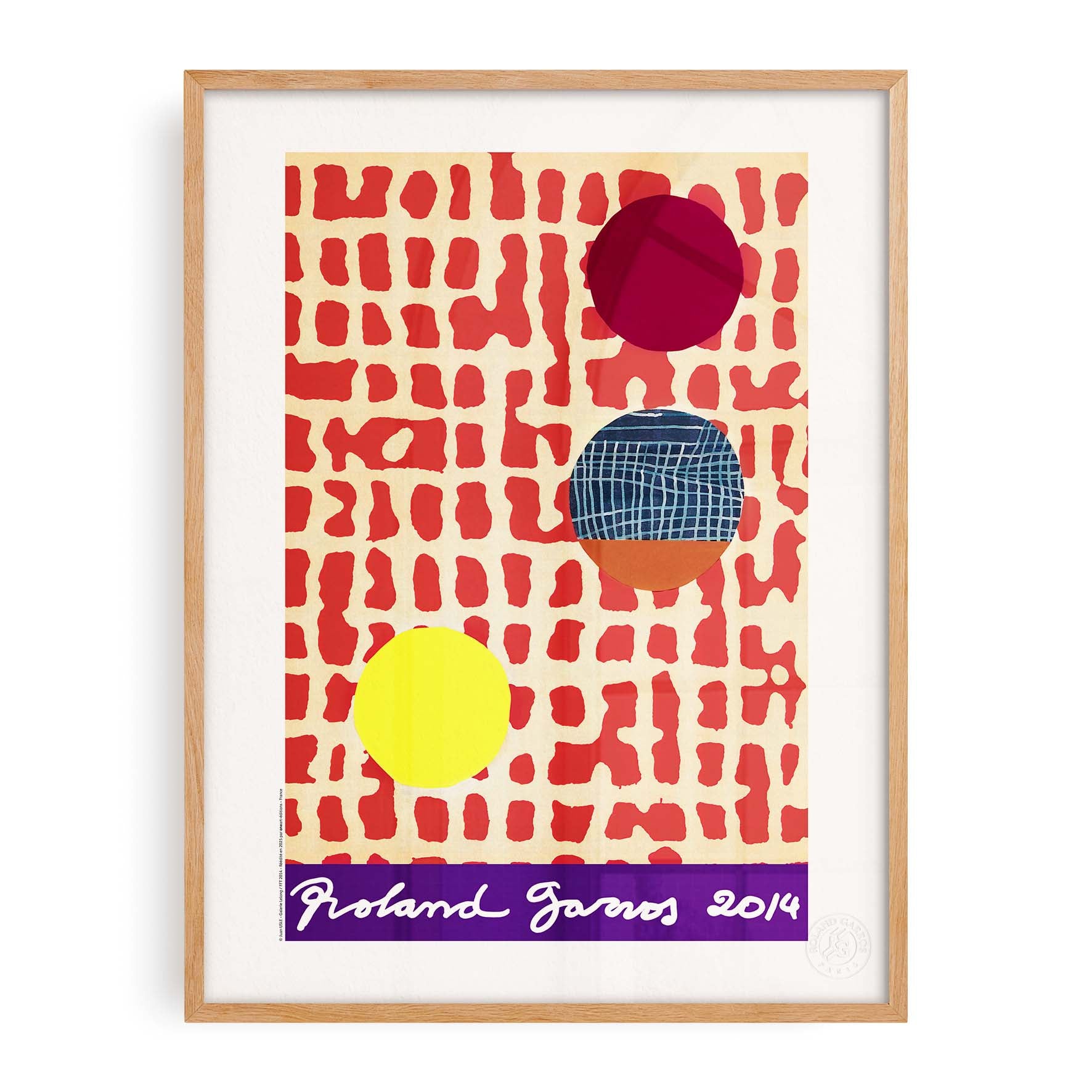 Affiche Roland-Garros 2014 par Juan USLE