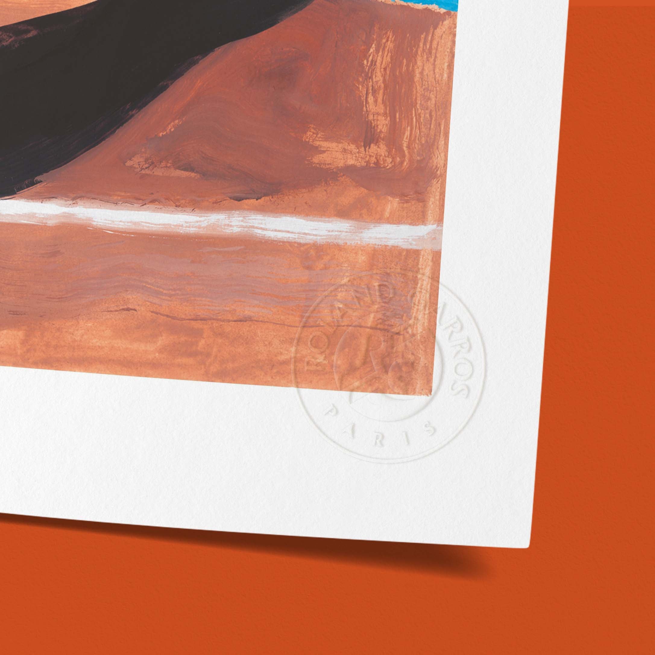 Affiche "Les Imparfaits" Roland-Garros 2016 par Marc DESGRANDCHAMPS