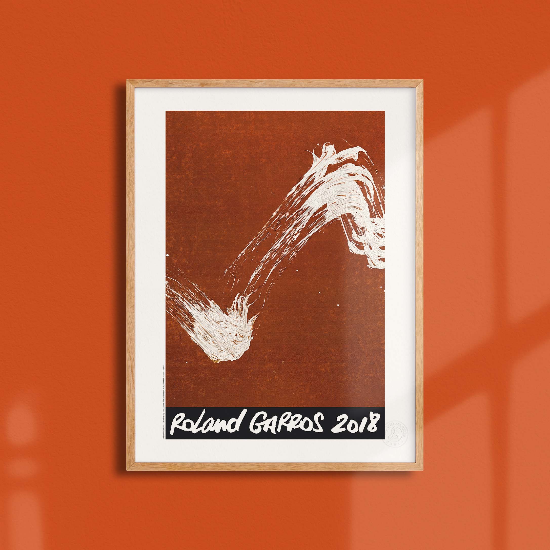 Affiche "Les Imparfaits" Roland-Garros 2018 par Fabienne VERDIER