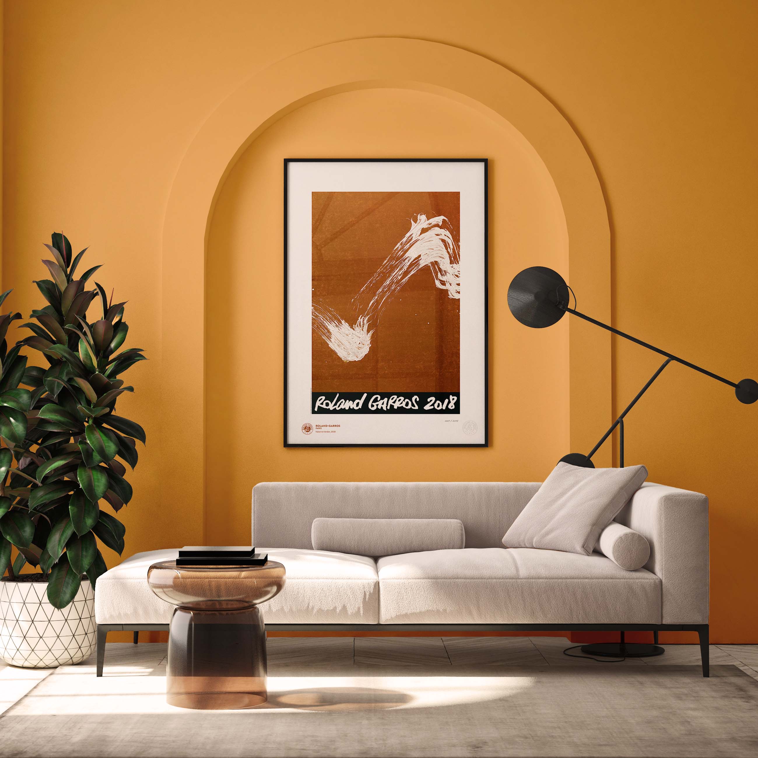 ÉDITION LIMITÉE PREMIUM - Affiche Roland-Garros 2018 par Fabienne VERDIER