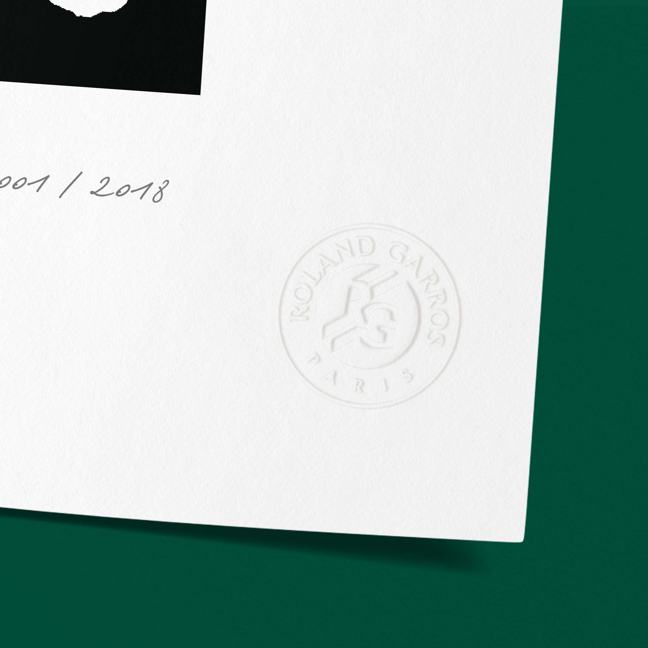 ÉDITION LIMITÉE PREMIUM - Affiche Roland-Garros 2018 par Fabienne VERDIER