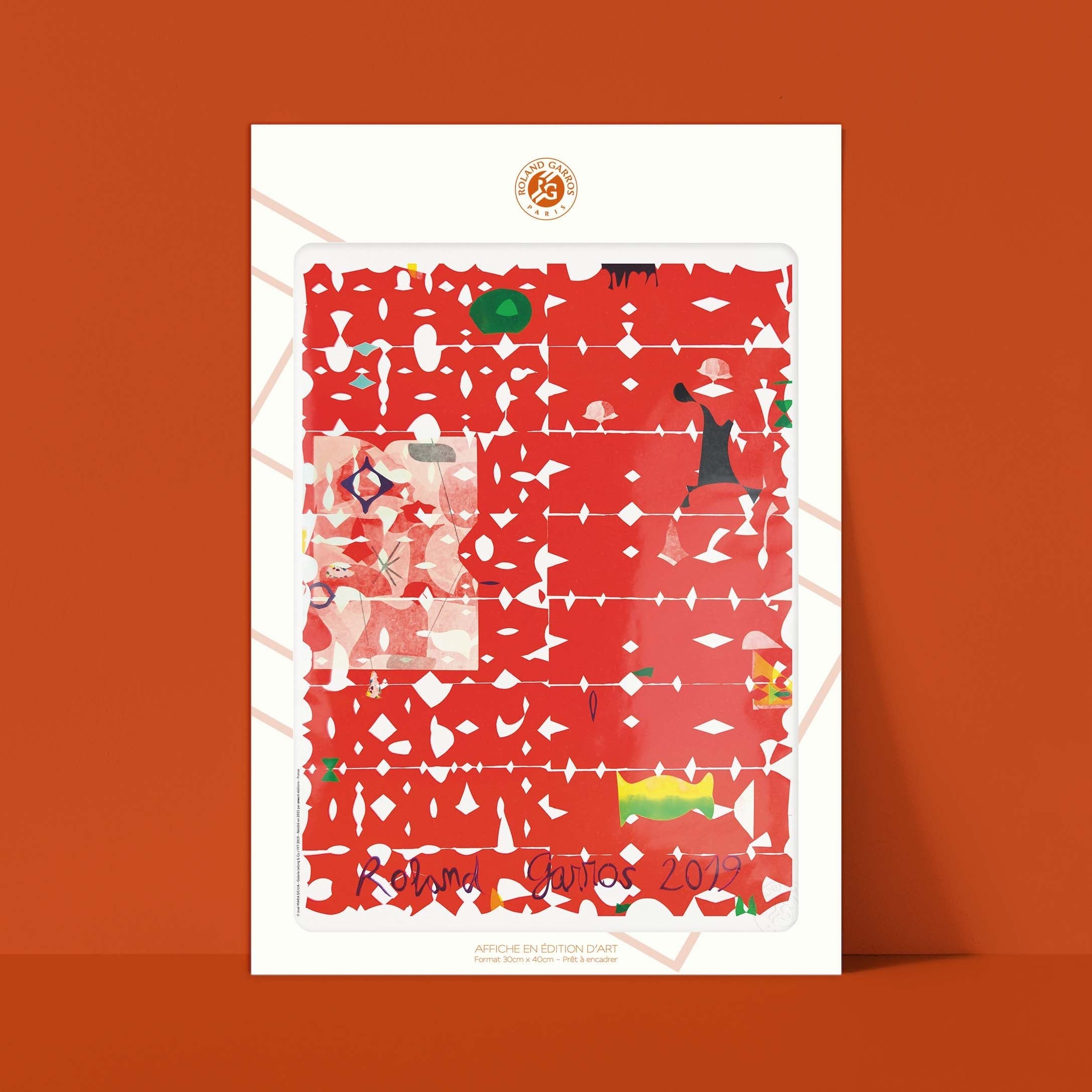 Affiche "Les Imparfaits" Roland-Garros 2019 par José MARIA SICILIA
