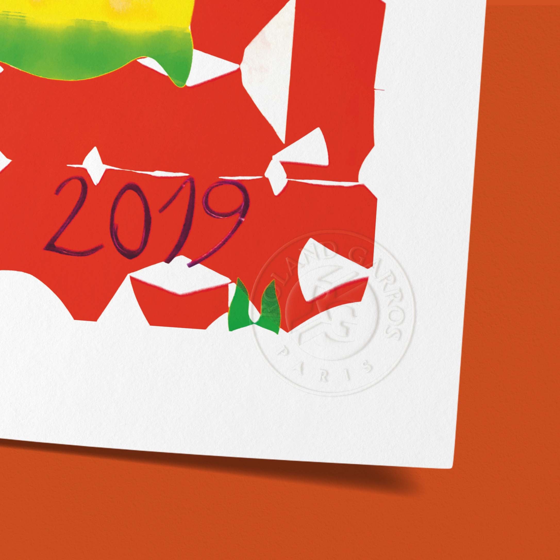 Affiche "Les Imparfaits" Roland-Garros 2019 par José MARIA SICILIA