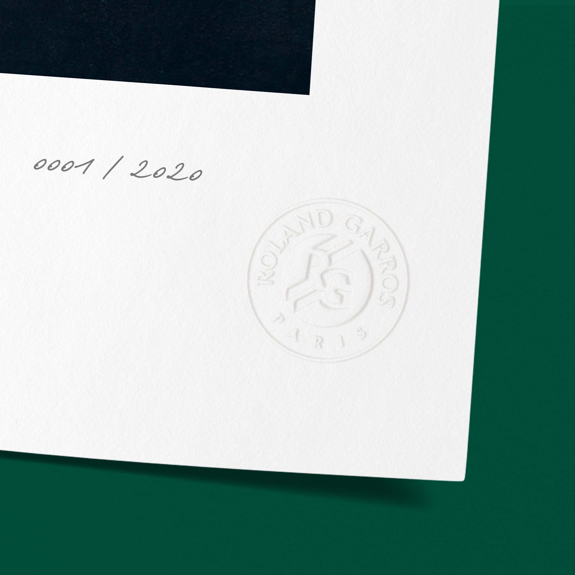ÉDITION LIMITÉE PREMIUM - Affiche Roland-Garros 2020 par Pierre SEINTURIER