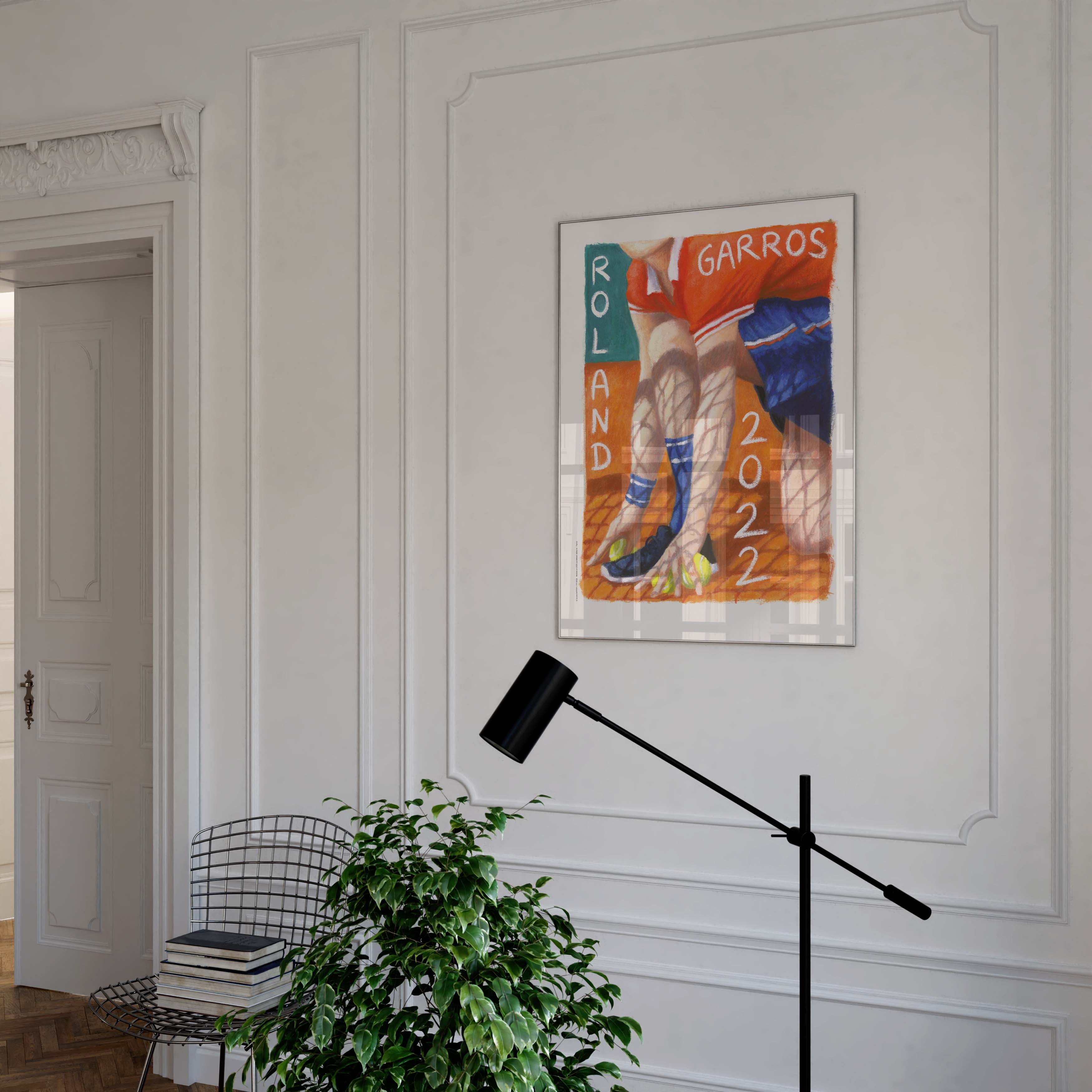 Affiche "Les Imparfaits" Roland-Garros 2022 par Louise SARTOR