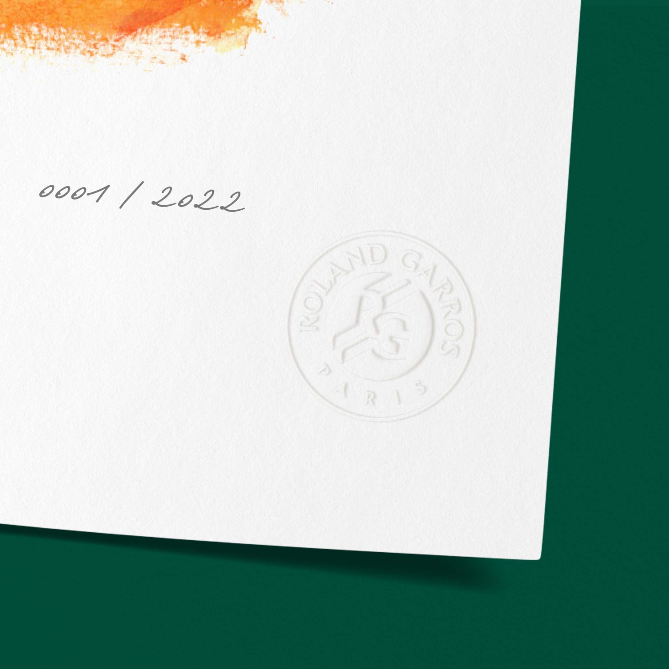 ÉDITION LIMITÉE PREMIUM - Affiche Roland-Garros 2022 par Louise SARTOR