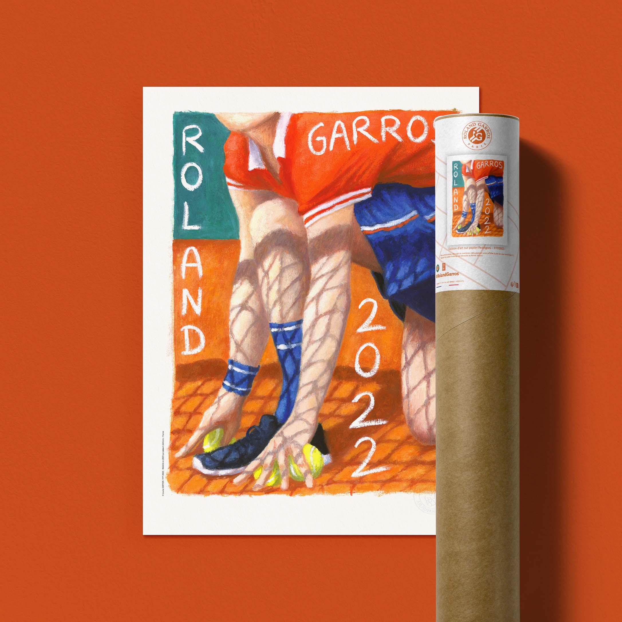 Affiche Roland-Garros 2022 par Louise SARTOR