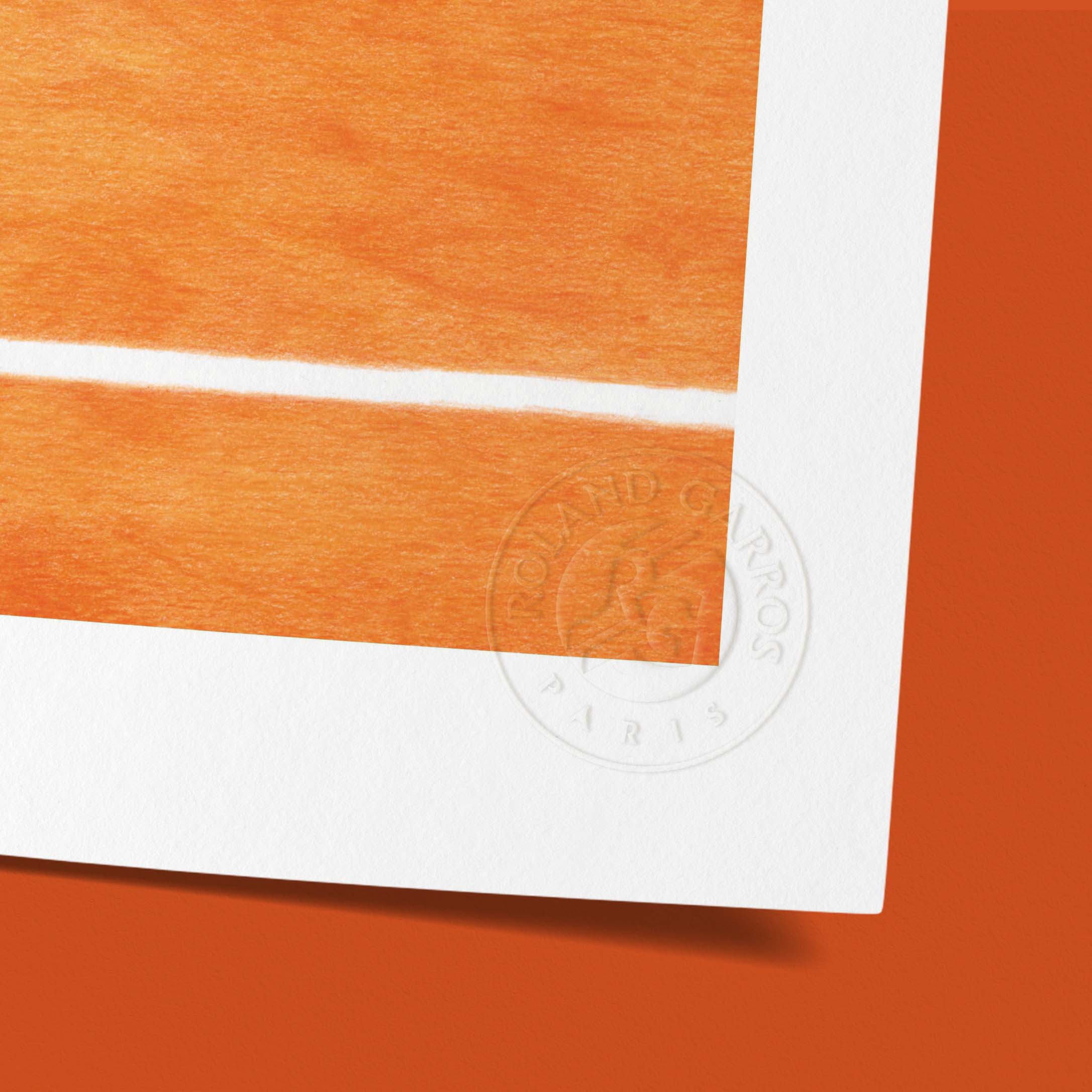 Affiche "Les Imparfaits" Roland-Garros 2023 par Maxime VERDIER