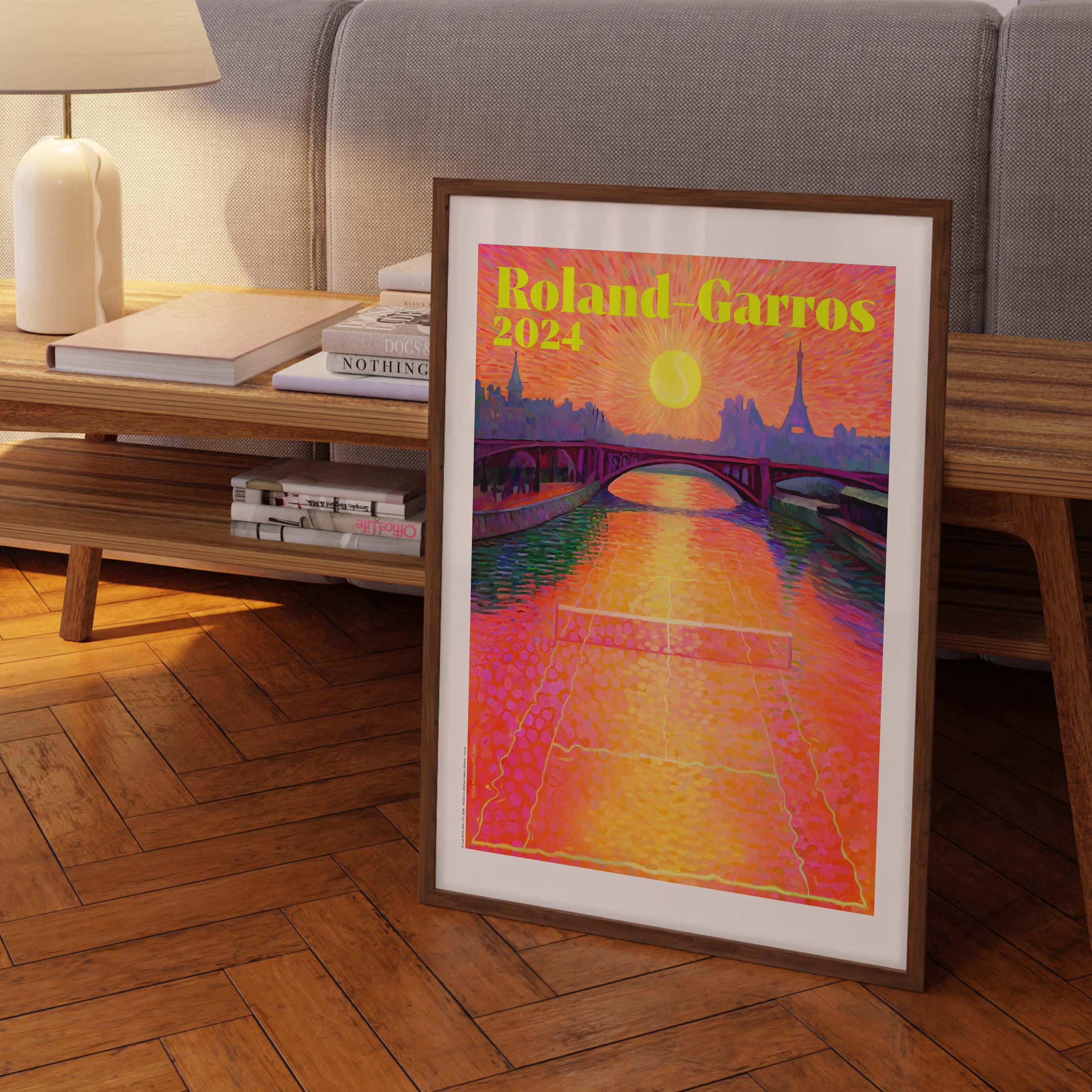 Affiche Roland-Garros 2024 par Paul ROUSTEAU