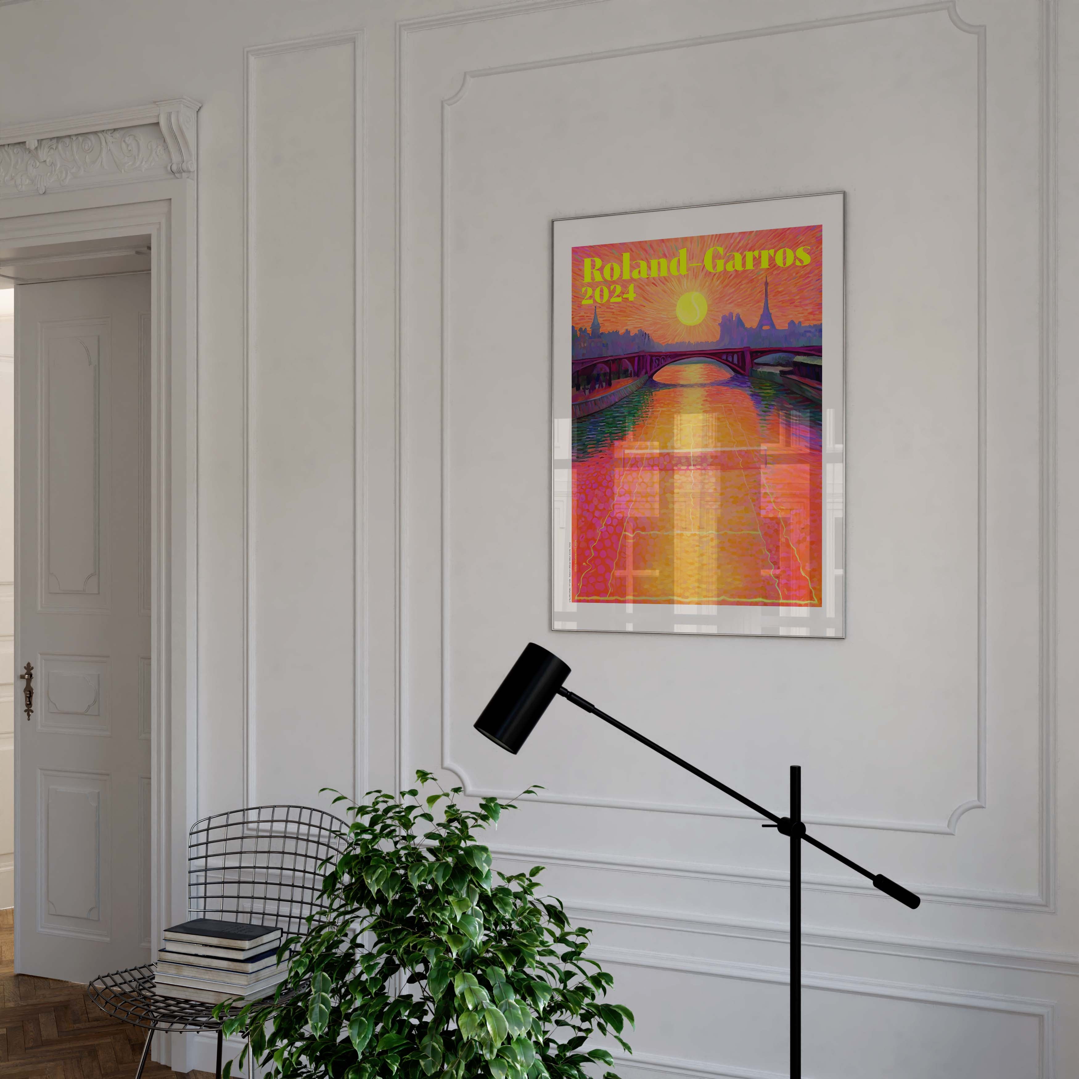 Affiche Roland-Garros 2024 par Paul ROUSTEAU