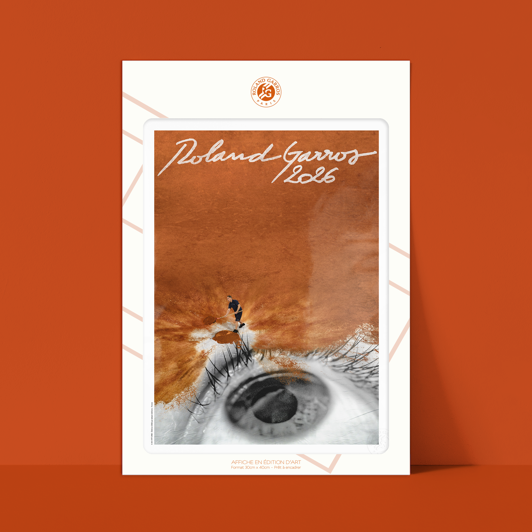 Roland-Garros 2026 poster by JR