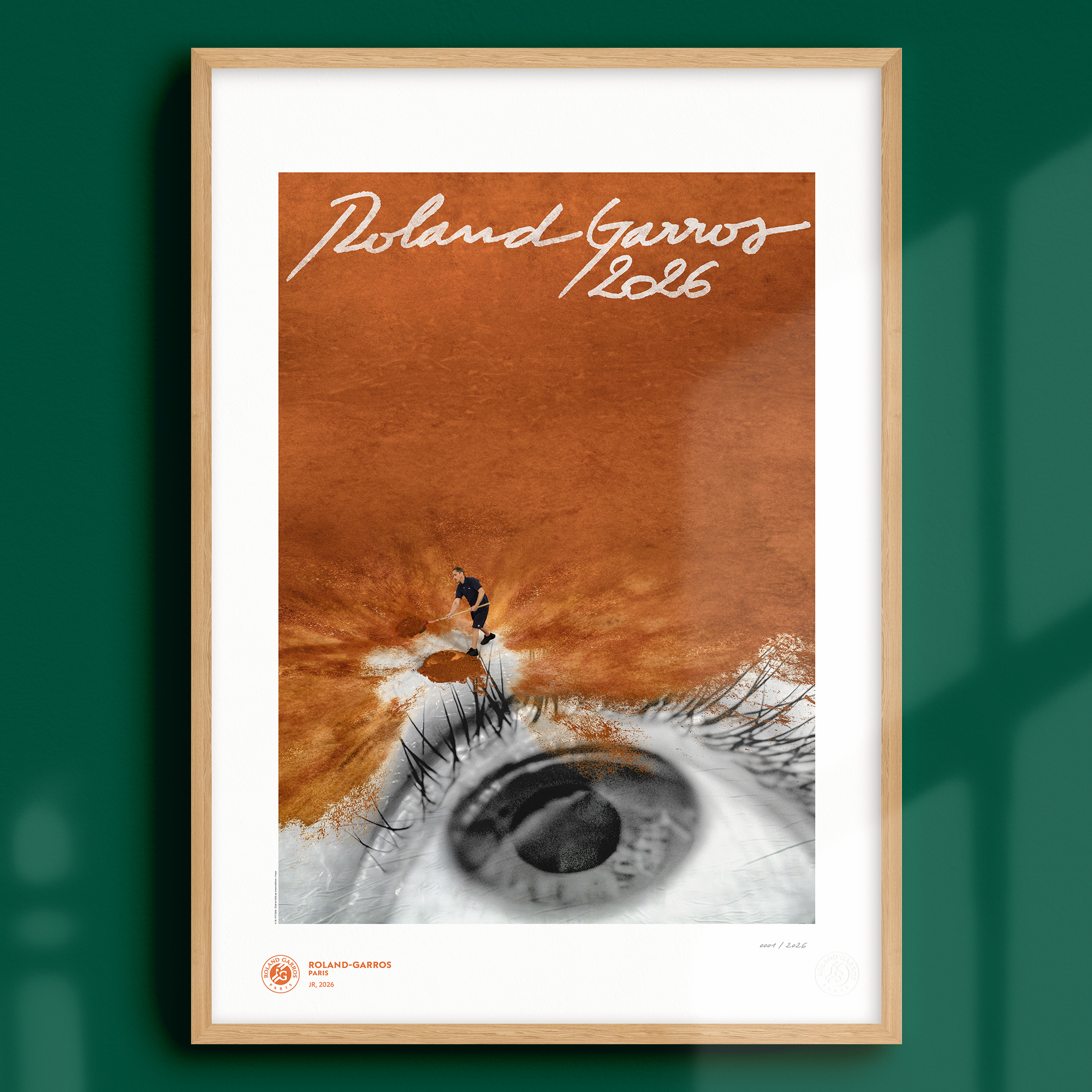 PREMIUM LIMITED EDITION - Roland Garros 2026 poster by JR