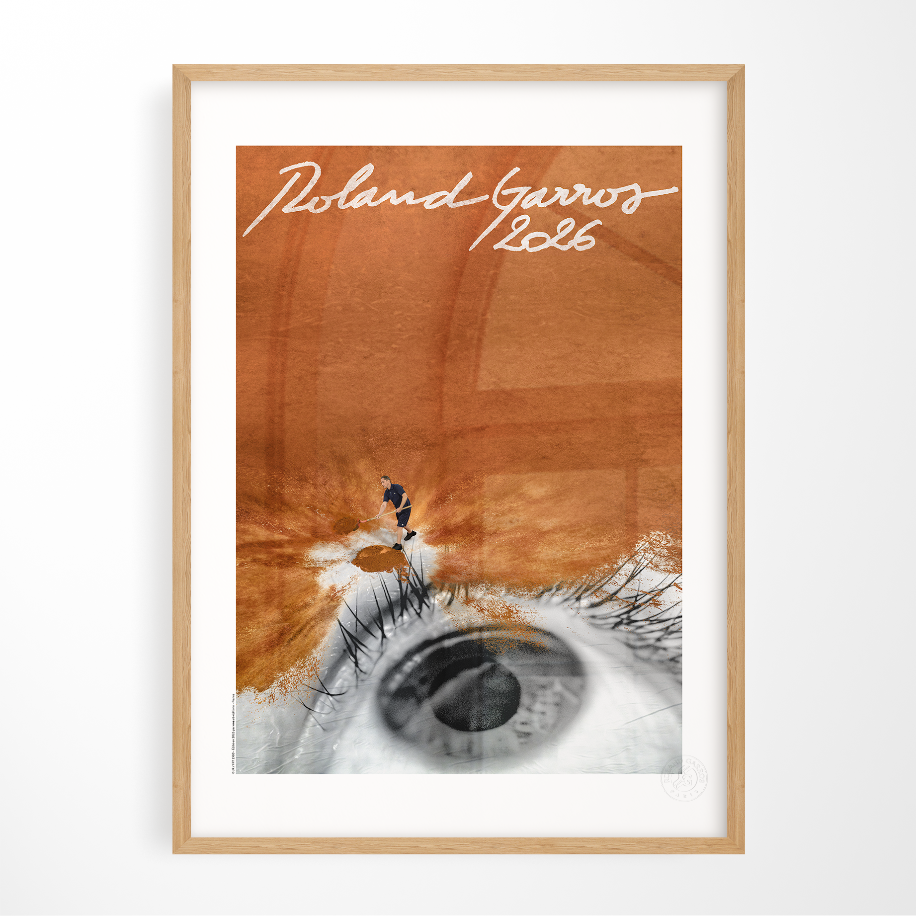 Roland-Garros 2026 poster by JR