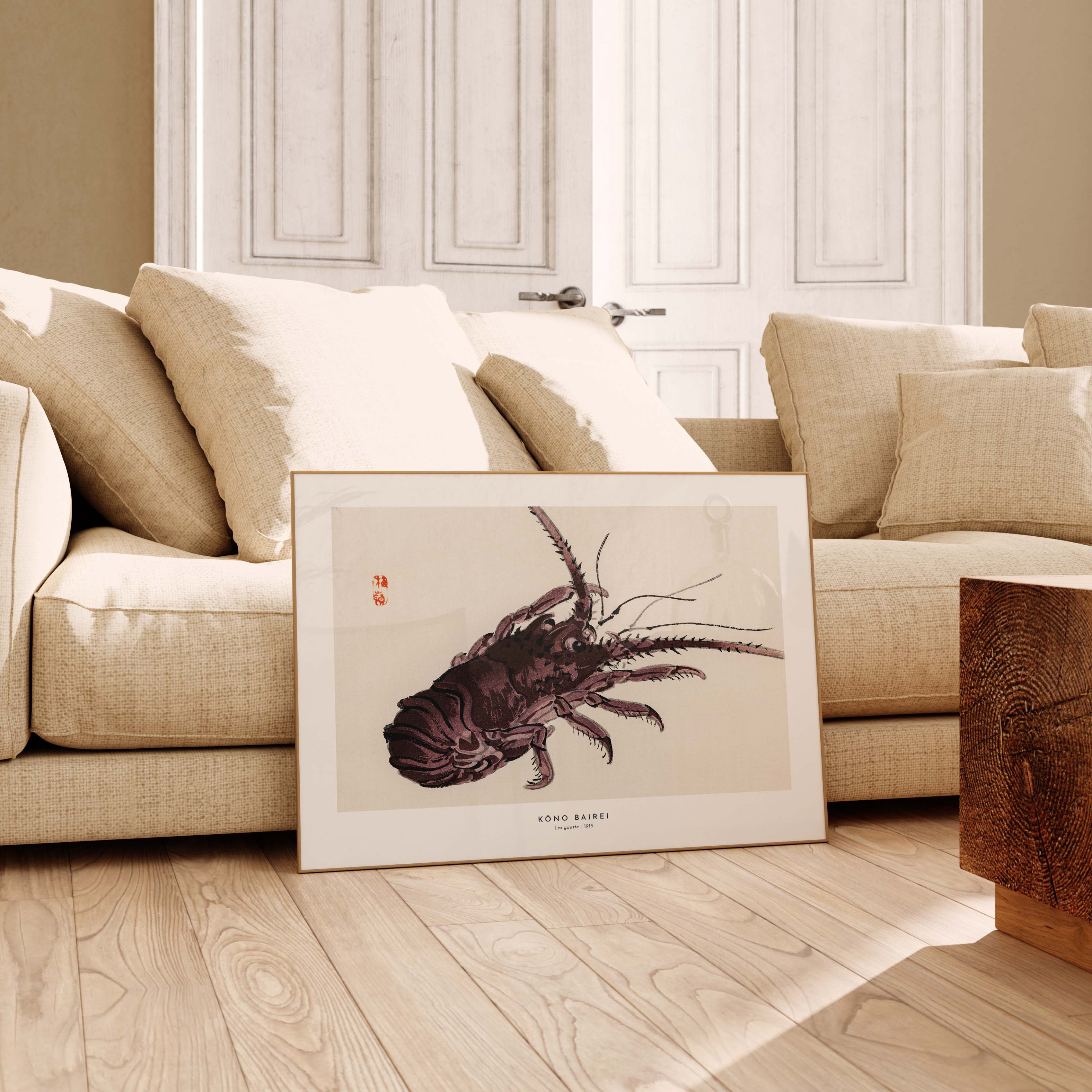 Estampe japonaise - Langouste-oneart.fr