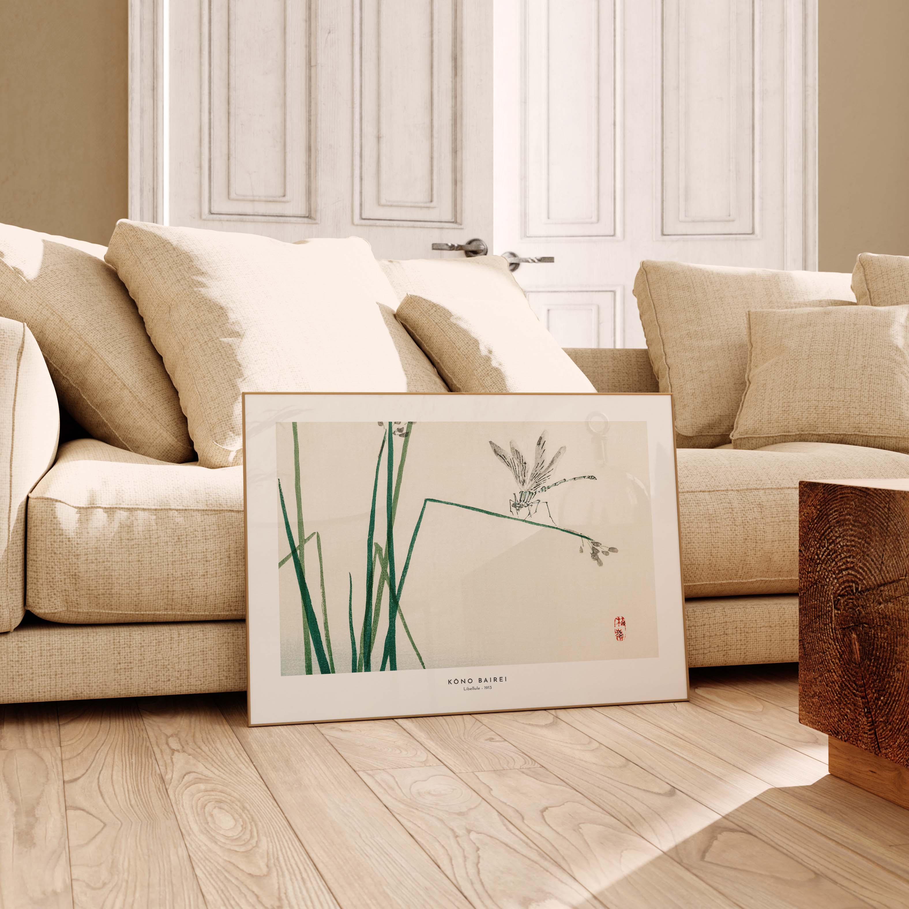 Estampe japonaise - Libellule-oneart.fr