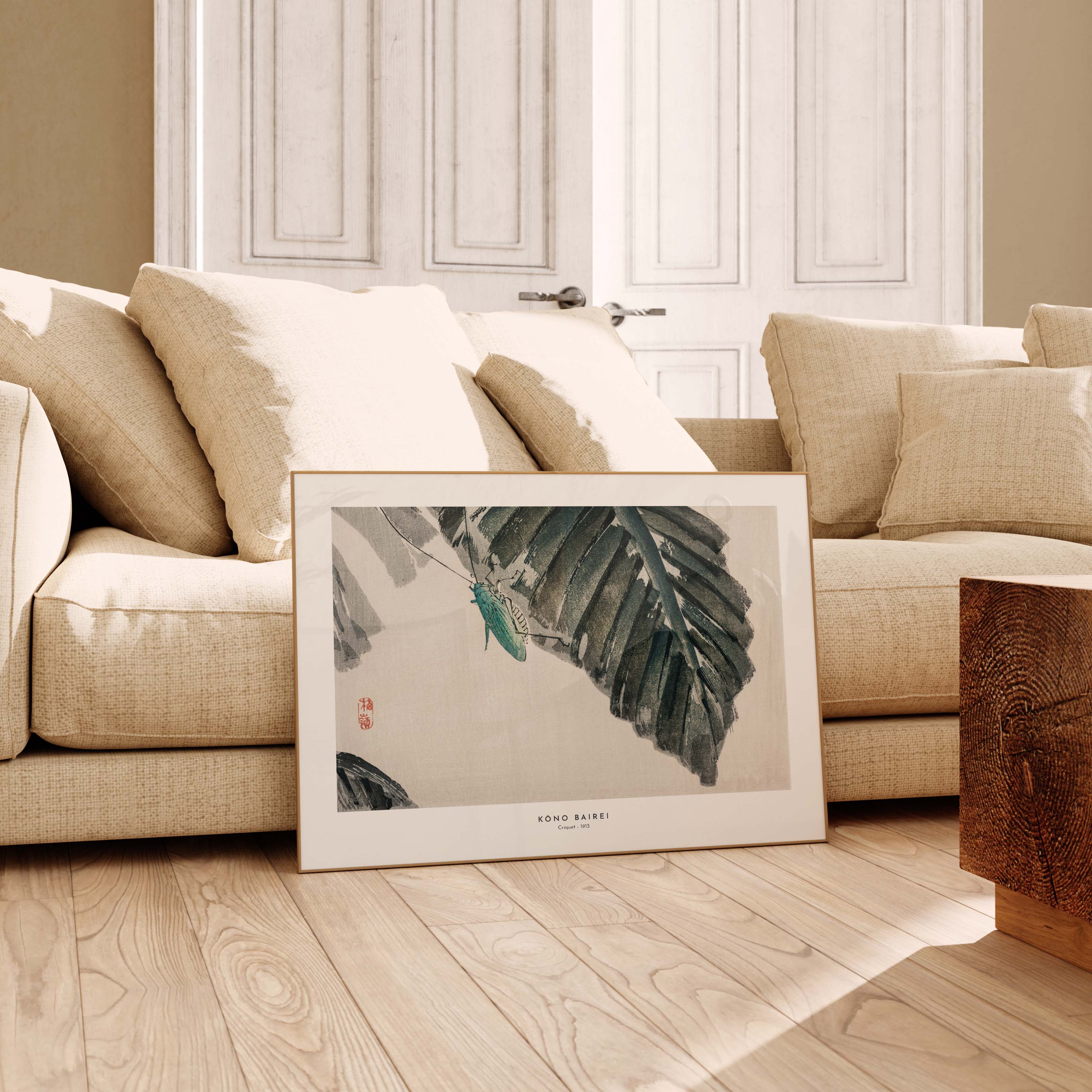 Estampe japonaise - Criquet-oneart.fr