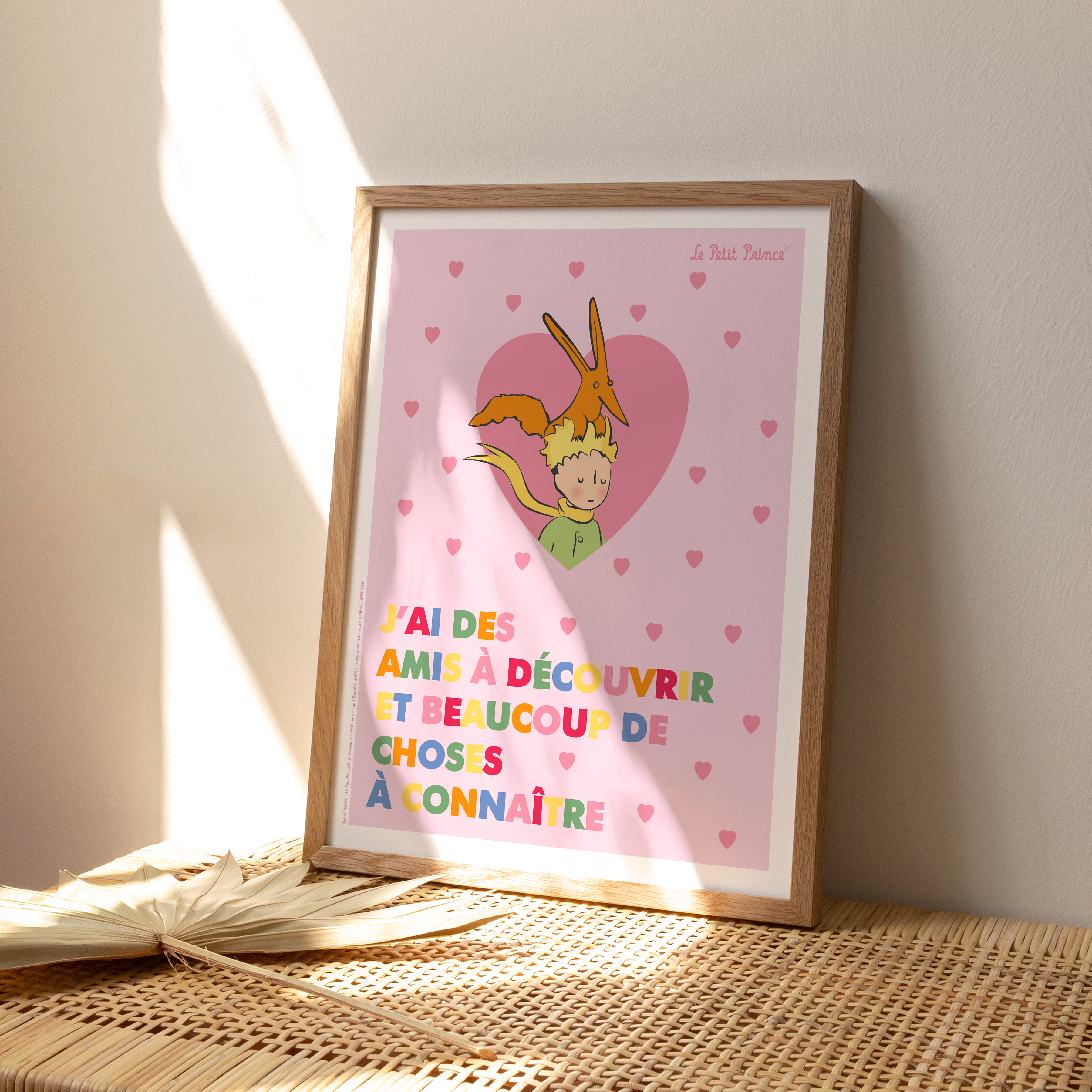 Affiche Le Petit Prince en Couleur, Cœur