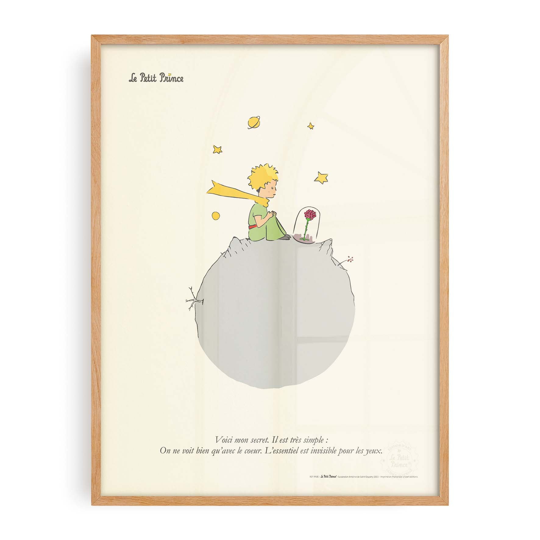 Affiche Le petit prince - Secret, planète-oneart.fr