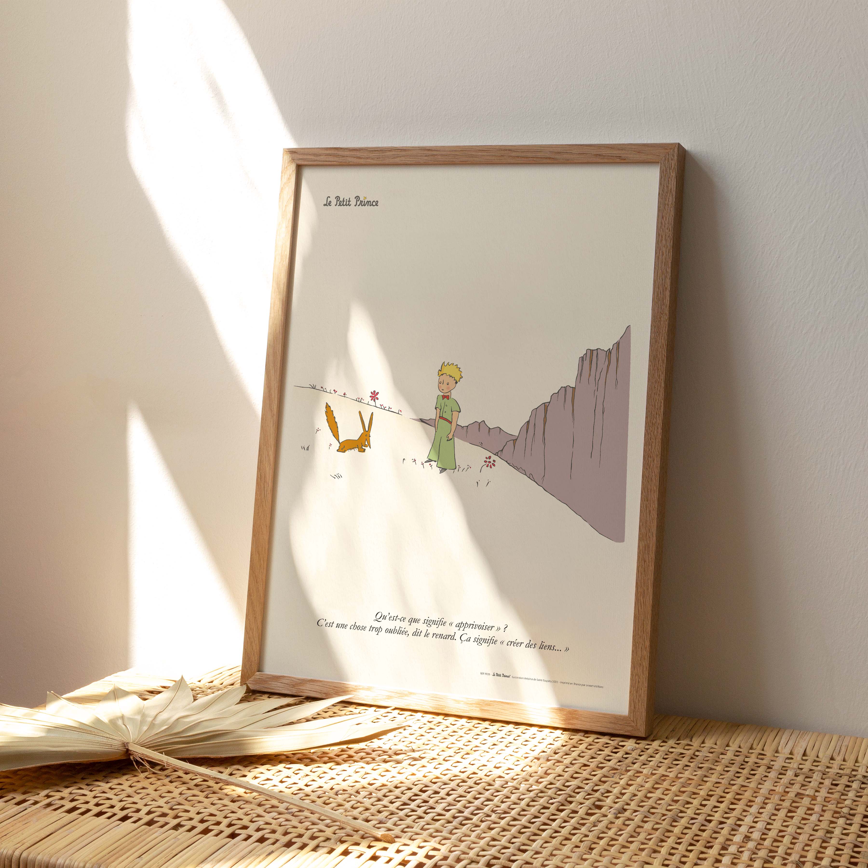 Affiche Le petit prince - Apprivoiser-oneart.fr