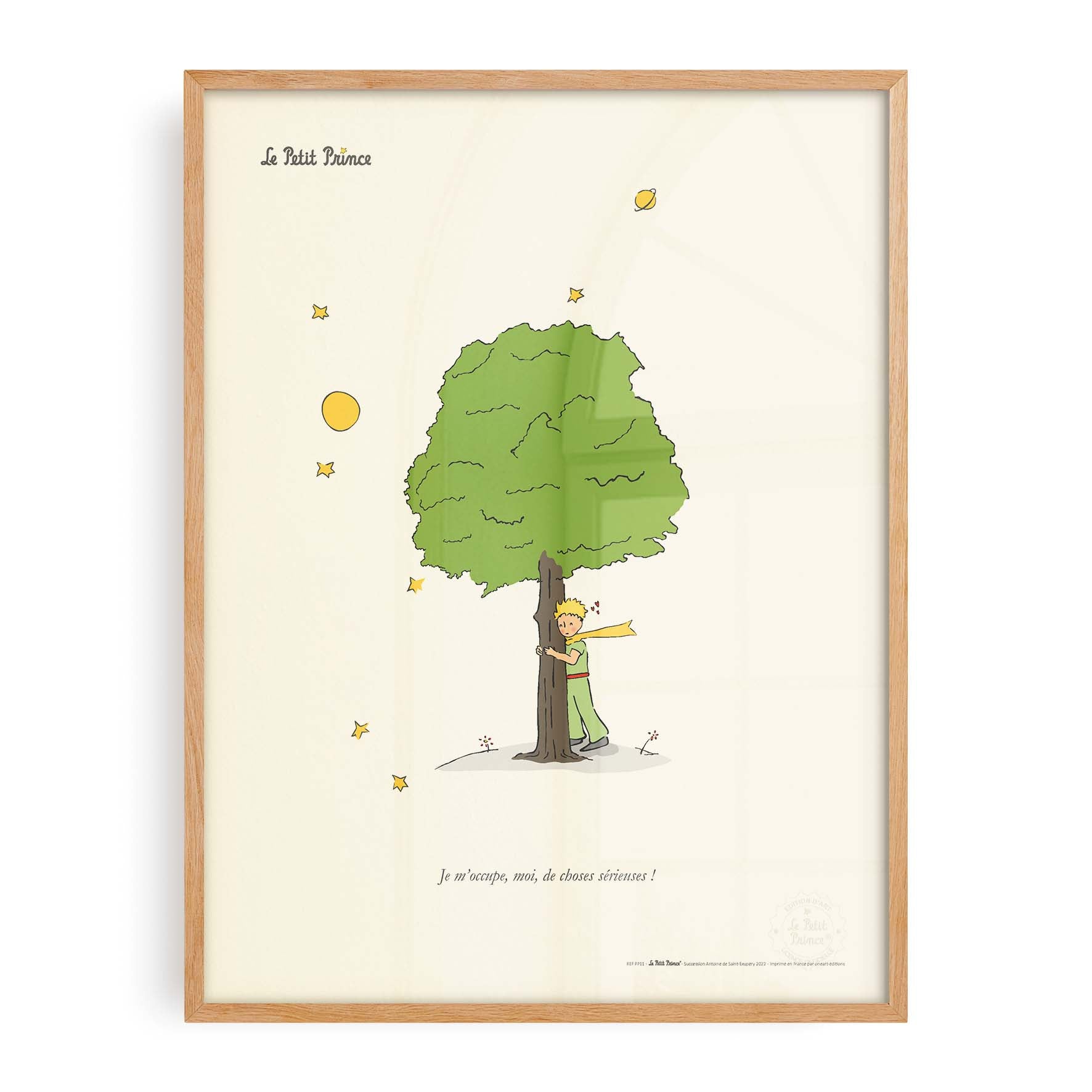 Affiche Le petit prince - Le Petit Prince et l'arbre-oneart.fr