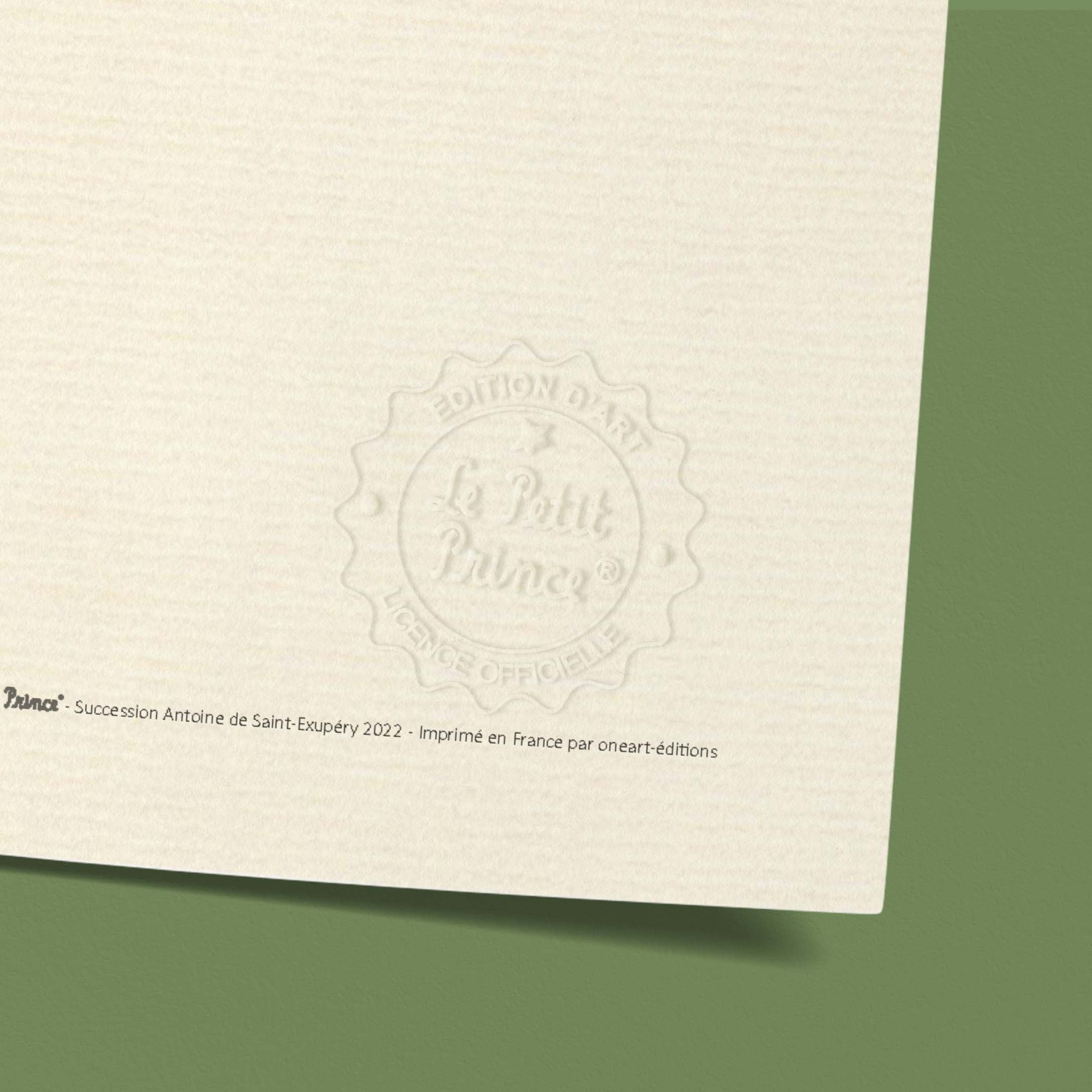 Affiche Le petit prince - Le Petit Prince et l'arbre-oneart.fr