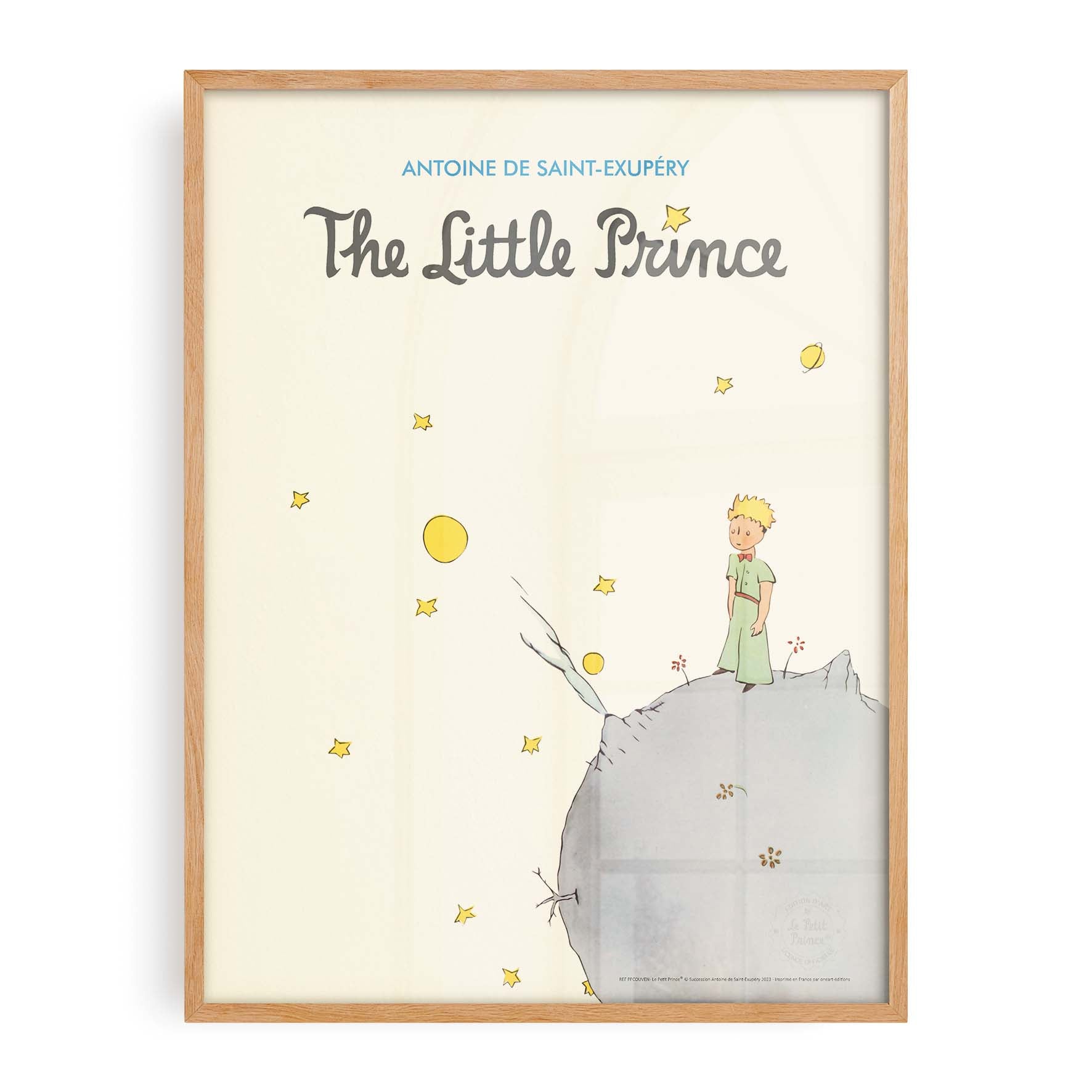 Affiche Le petit prince - Couverture anglais-oneart.fr