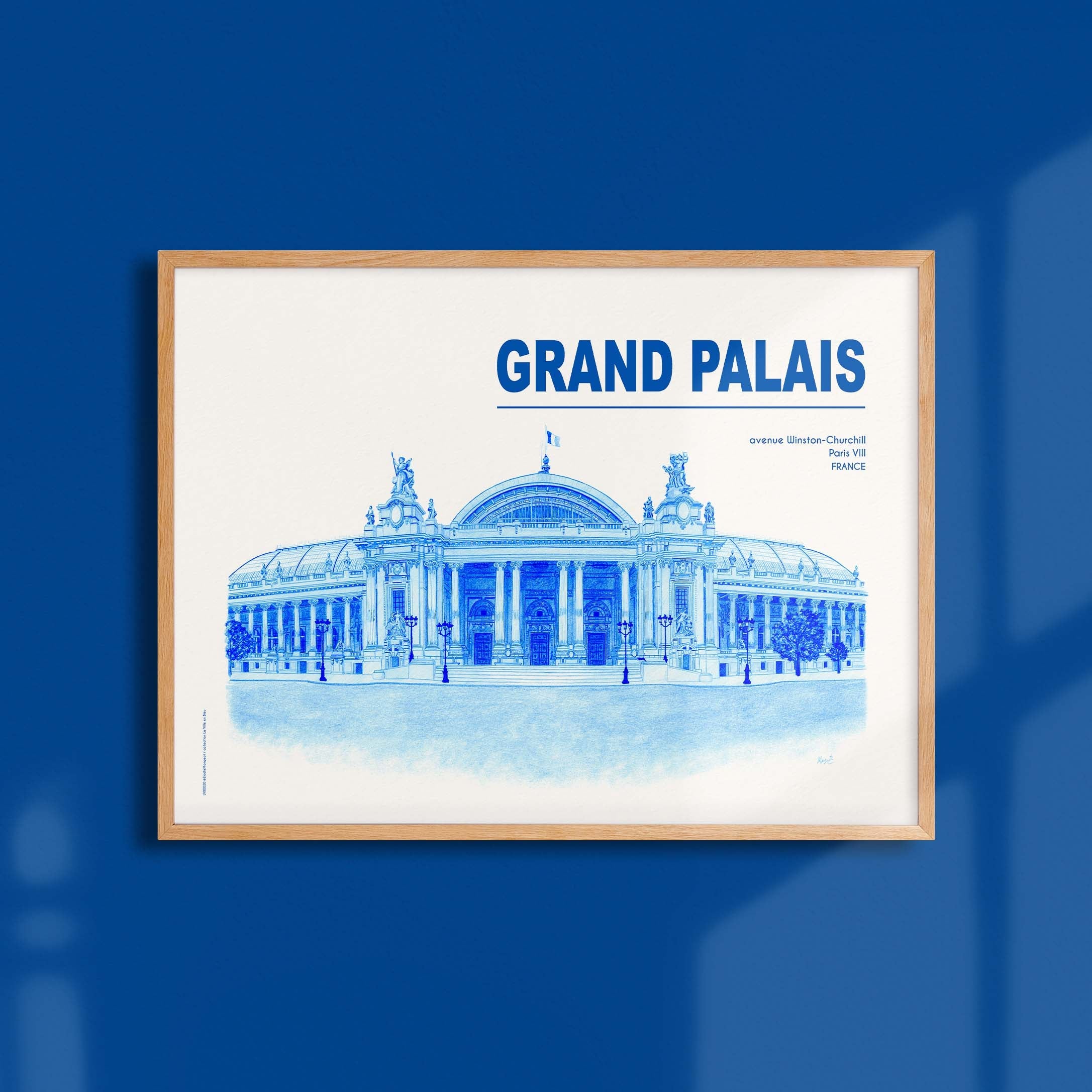 Affiche La Ville en Bleu - Paris - Grand Palais