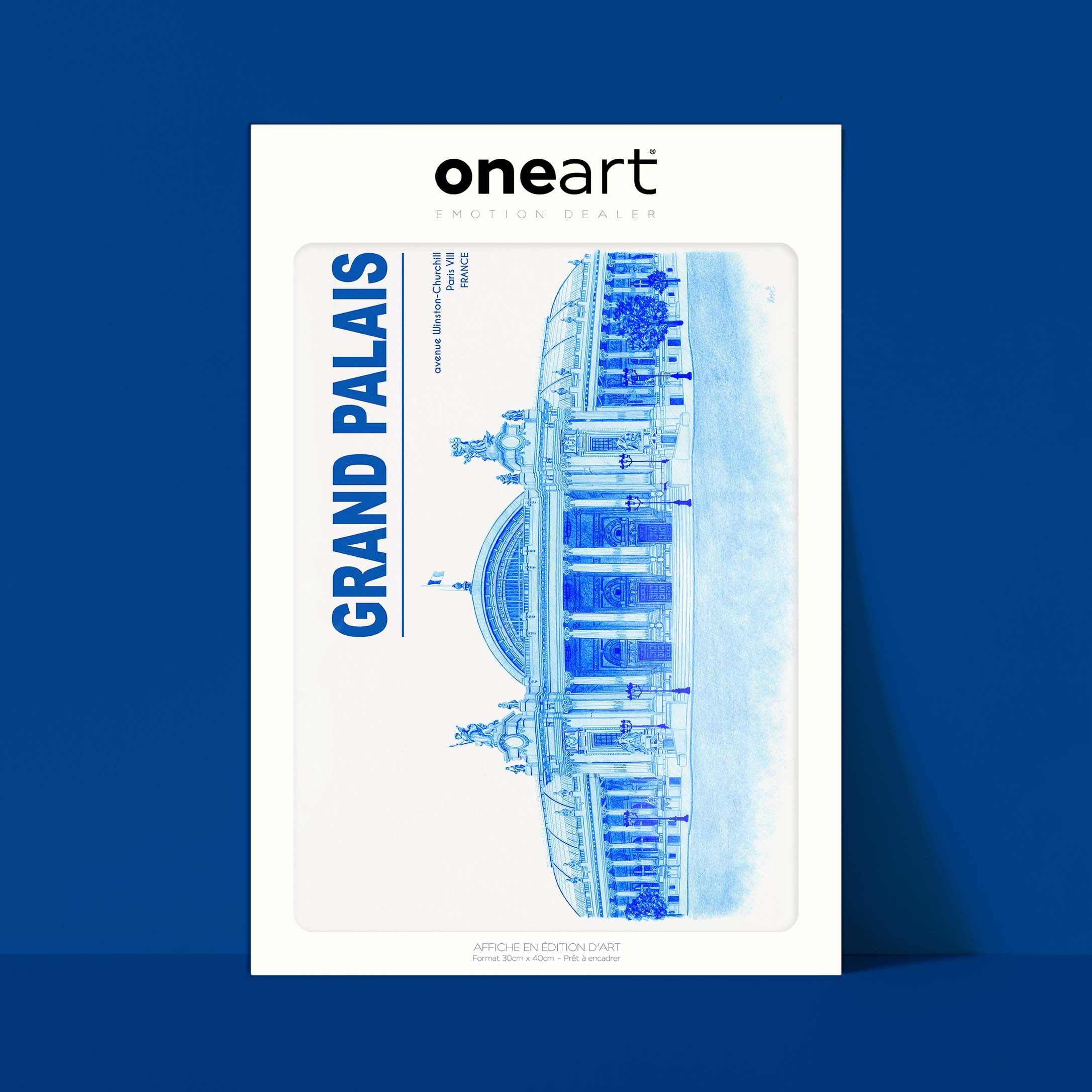 Affiche La Ville en Bleu - Paris - Grand Palais