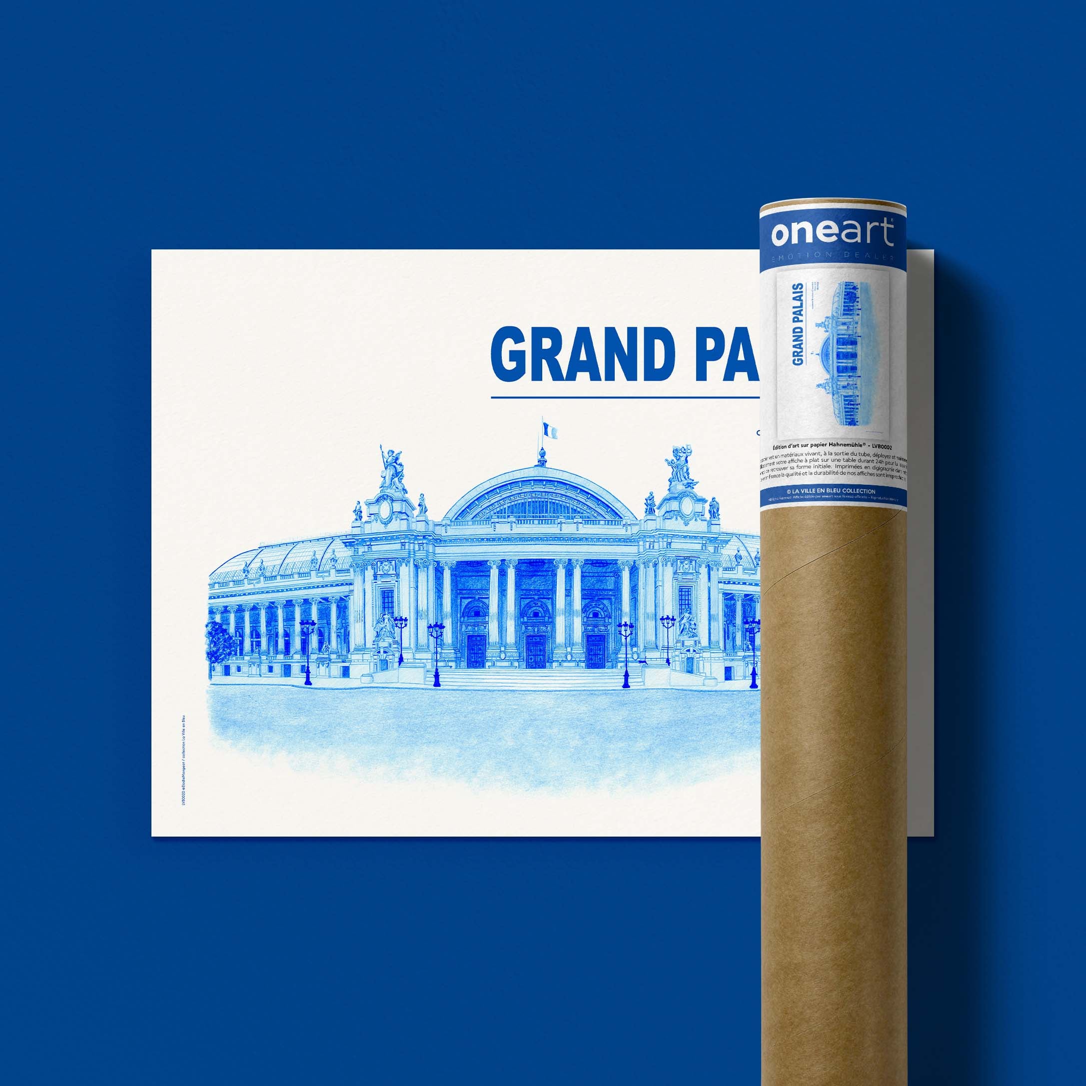 Affiche La Ville en Bleu - Paris - Grand Palais