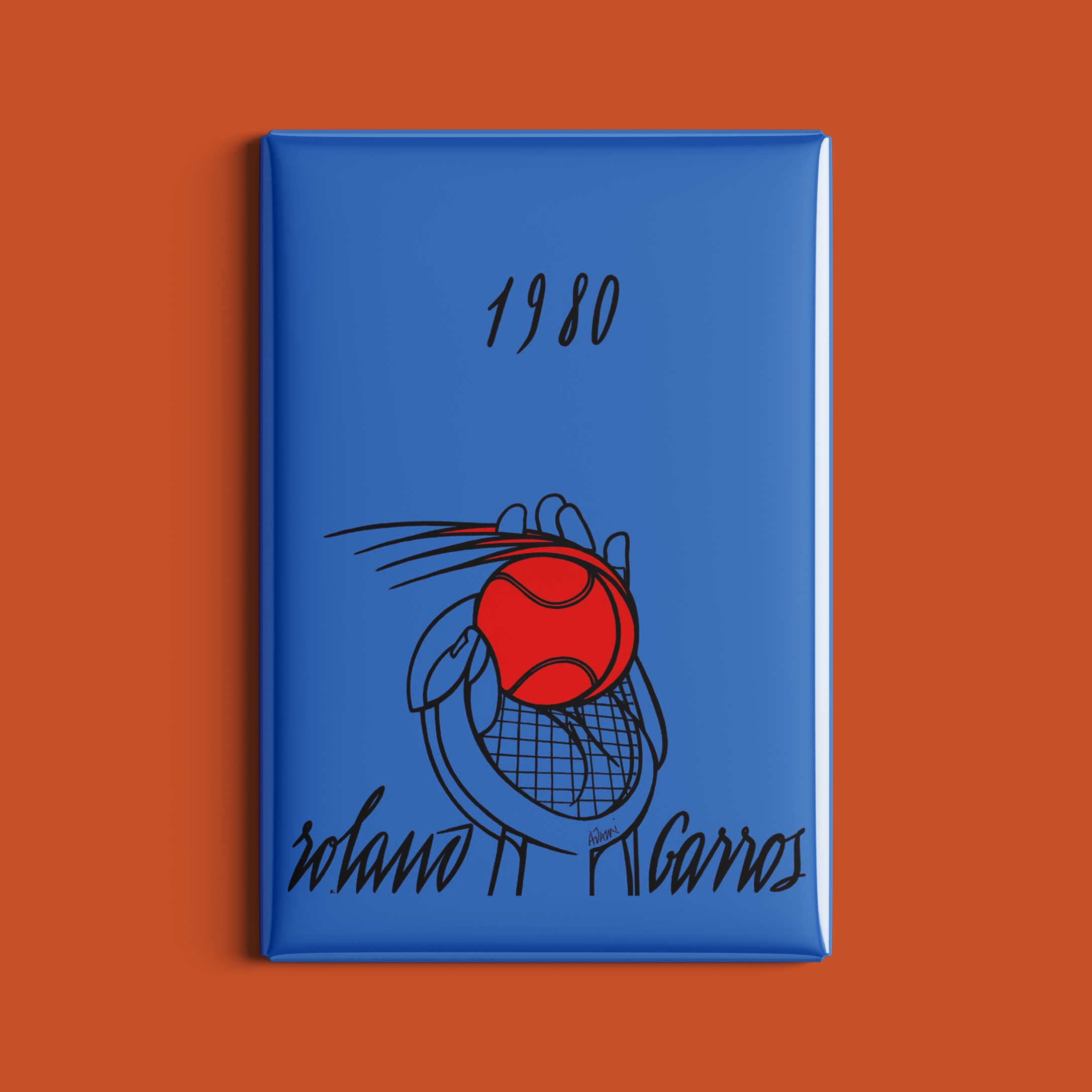 Magnet Roland-Garros 1980 par Valerio ADAMI