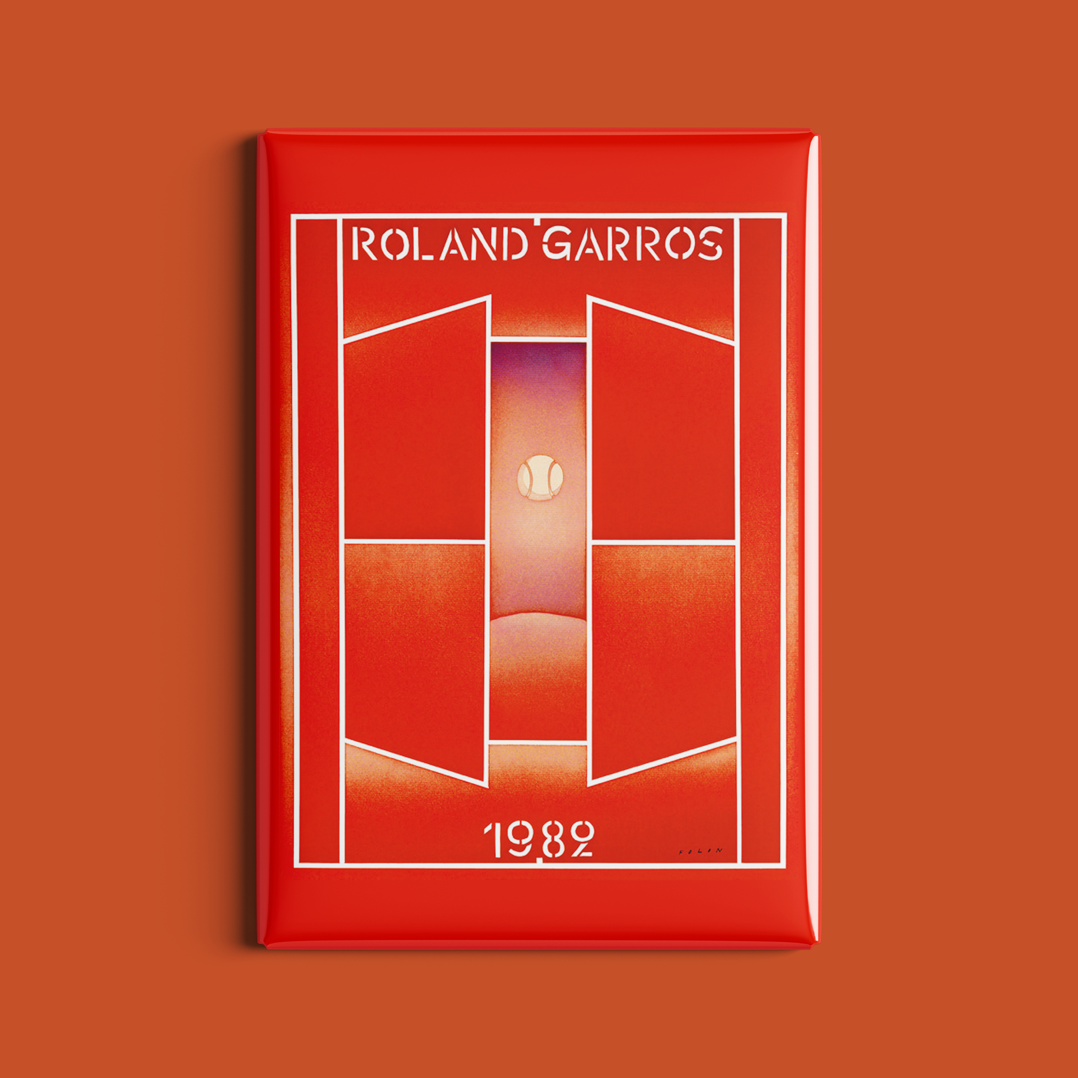 Magnet Roland-Garros 1982 par Jean Michel FOLON