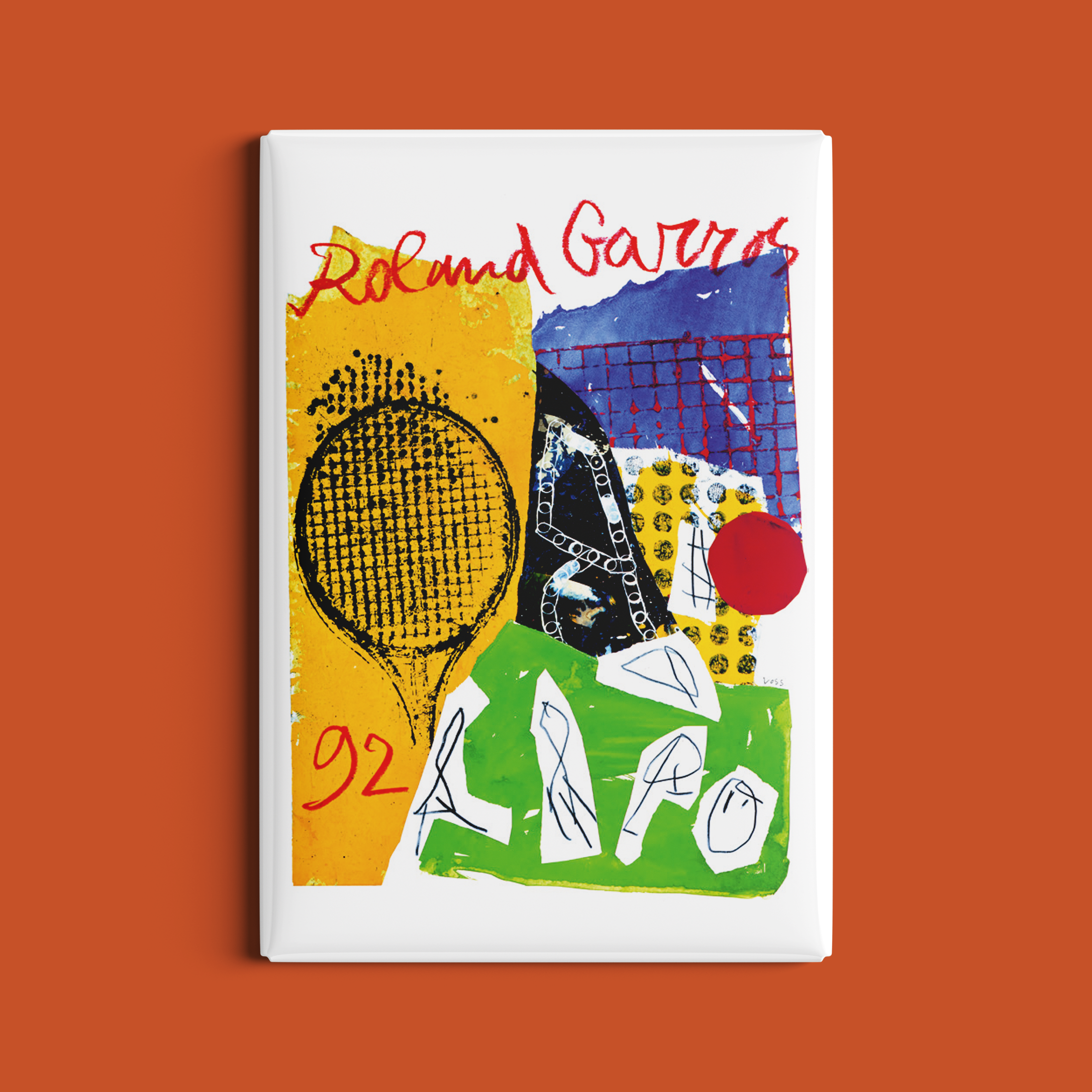 Magnet Roland-Garros 1992 par Jan VOSS