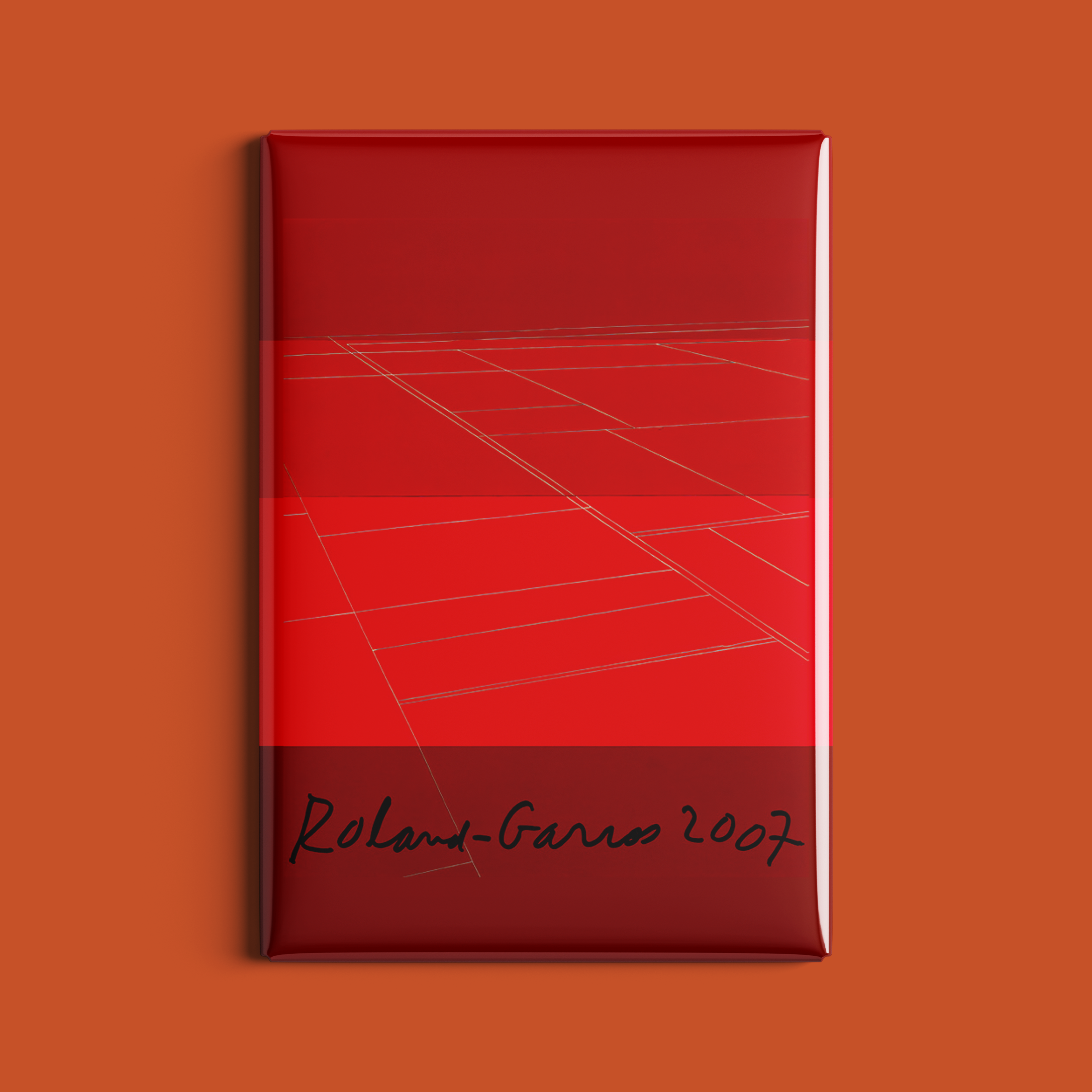 Magnet Roland-Garros 2007 par Kate SHEPHERD