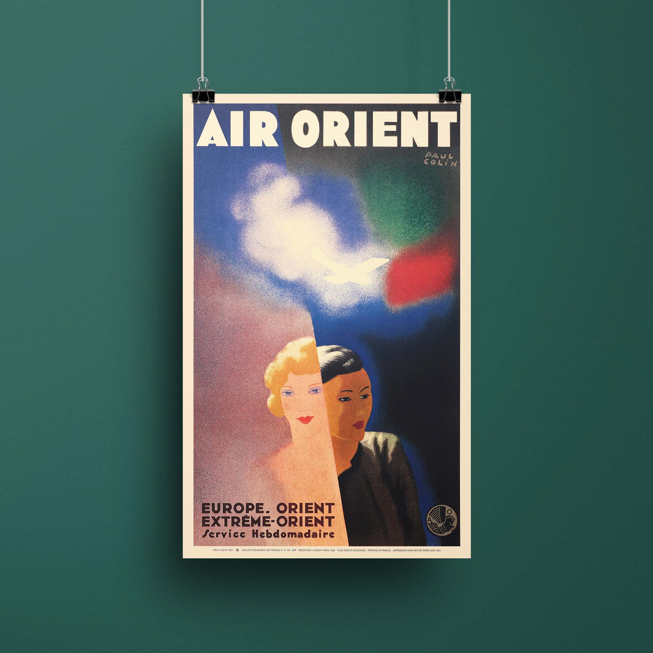 Affiche d'agence Air Orient-oneart.fr
