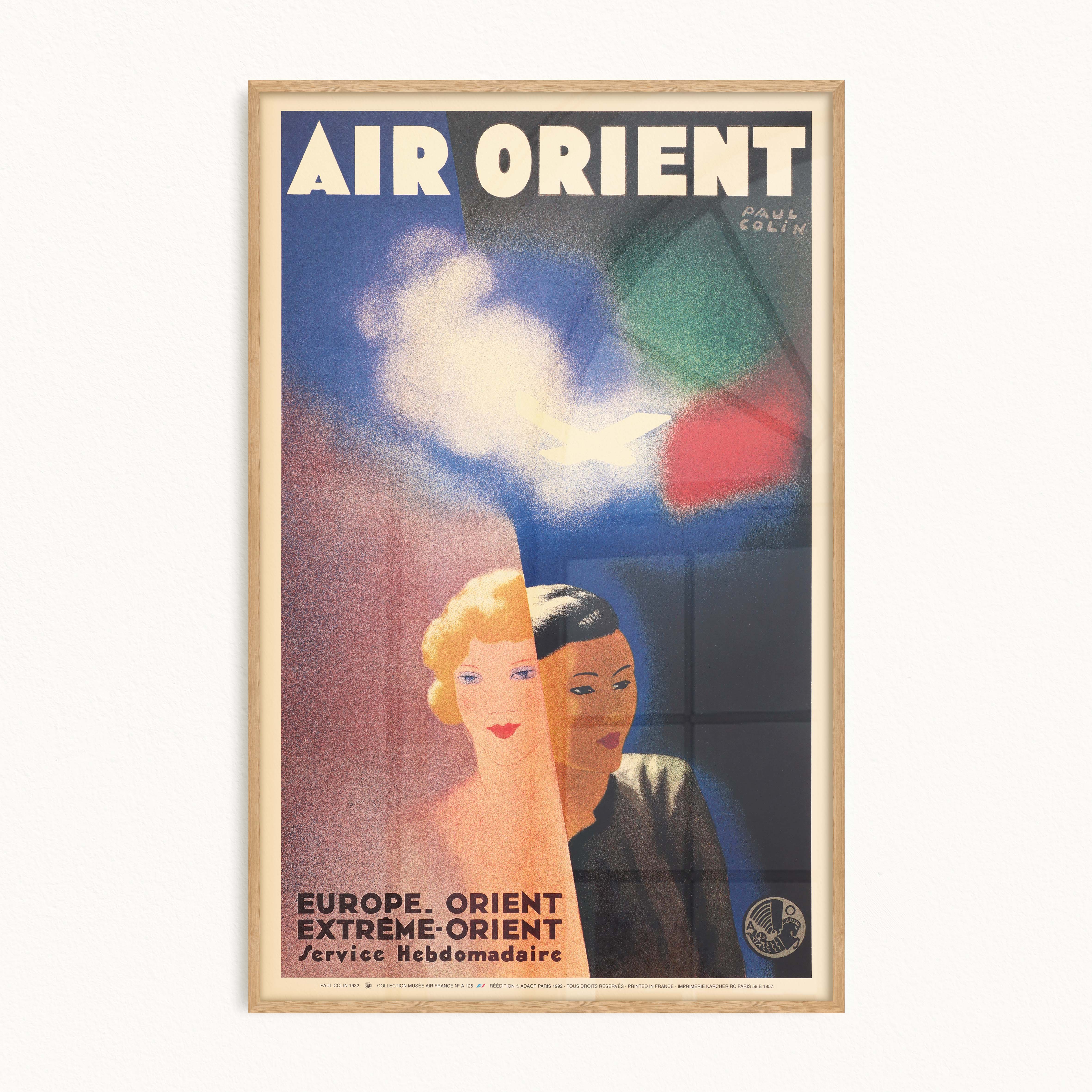 Affiche d'agence Air Orient-oneart.fr