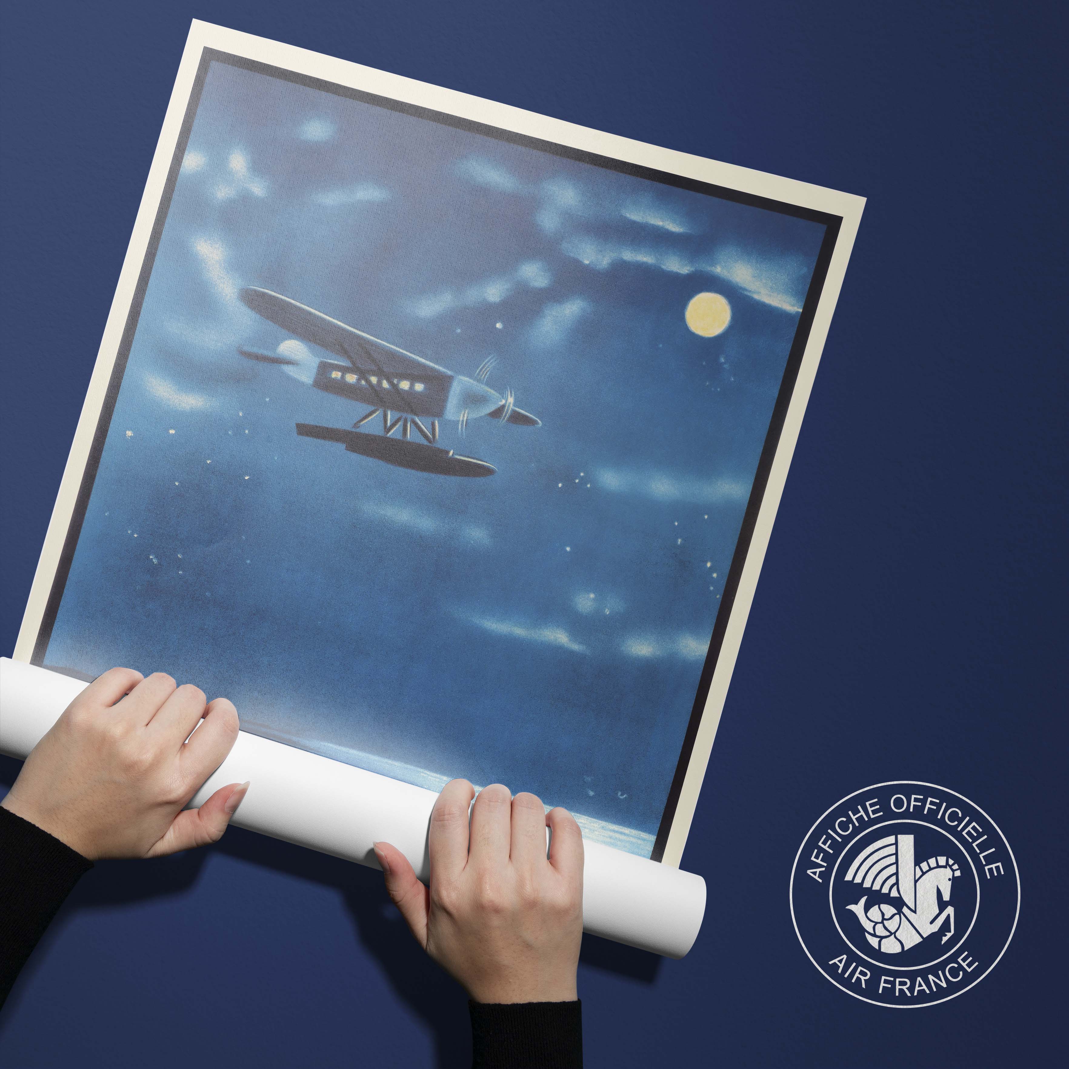 Affiche d'agence Aéropostale - A mais rapida-oneart.fr